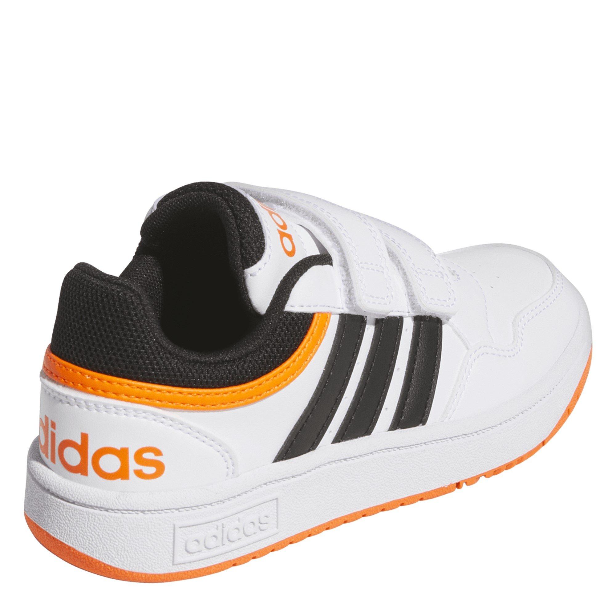 Blanco/Negro - adidas - Hoops 3.0 Cf C Basketball Trainers Unisex Kids - 4