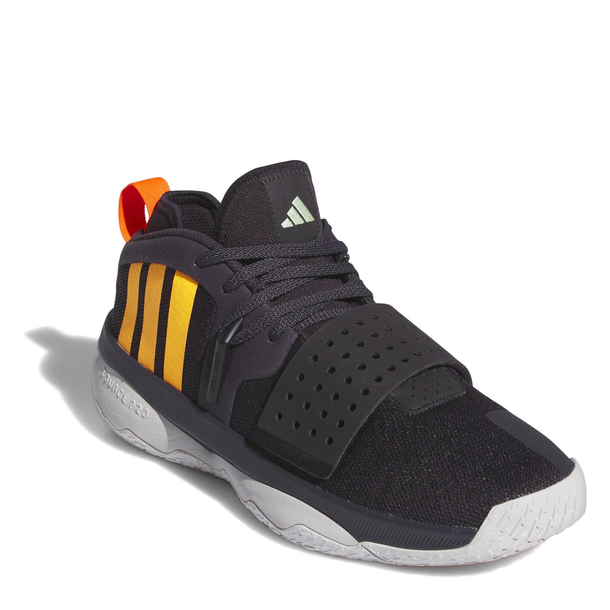 Aurora Black/Si - adidas - Dame 8 Extply Basketball Trainers Childrens - 3