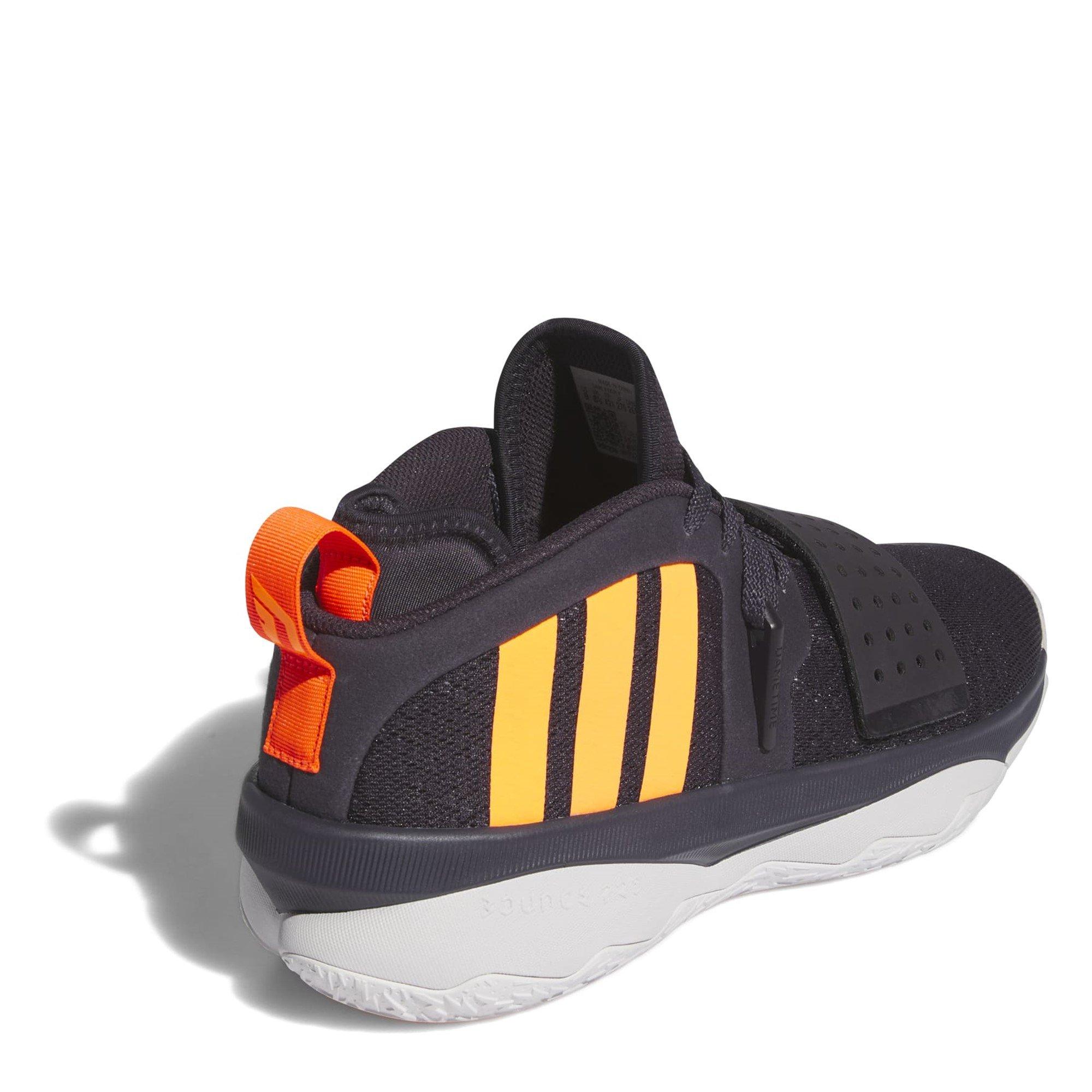 Aurora Black/Si - adidas - Dame 8 Extply Basketball Trainers Childrens - 4