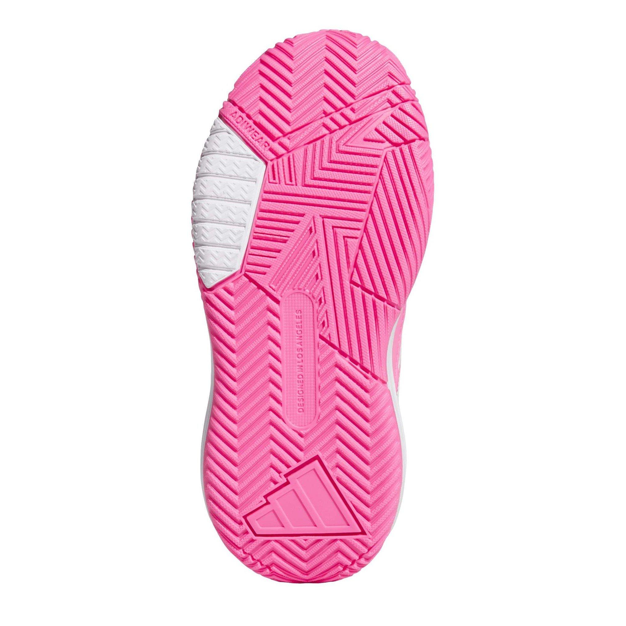 Lucpnk/wht - adidas - Kids' Own The Game 3.0 Basketball Trainers - 6
