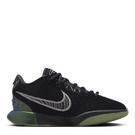 Noir/Gris - Nike - LeBron XXI Tahitian Jnr Basketball Shoes - 1