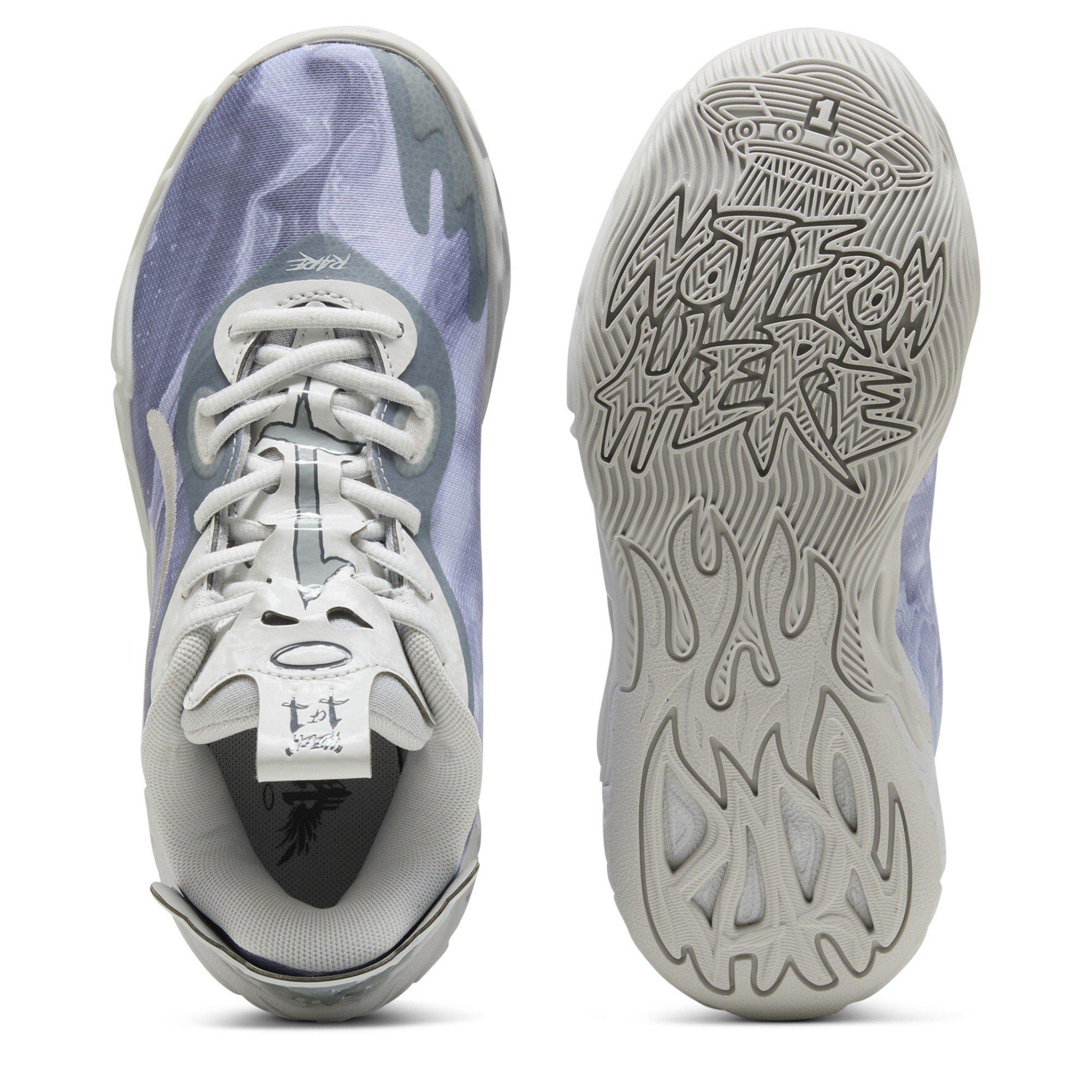 Fthr Gry-Cool - Puma - Unisex Kids' Mb.04 Lo Team Basketball Trainers - 3