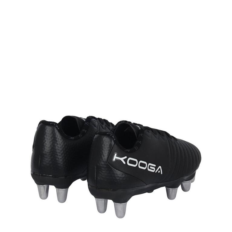 Noir/Rouge/Blanc - KooGa - Power SG Rugby Boots Childrens - 5