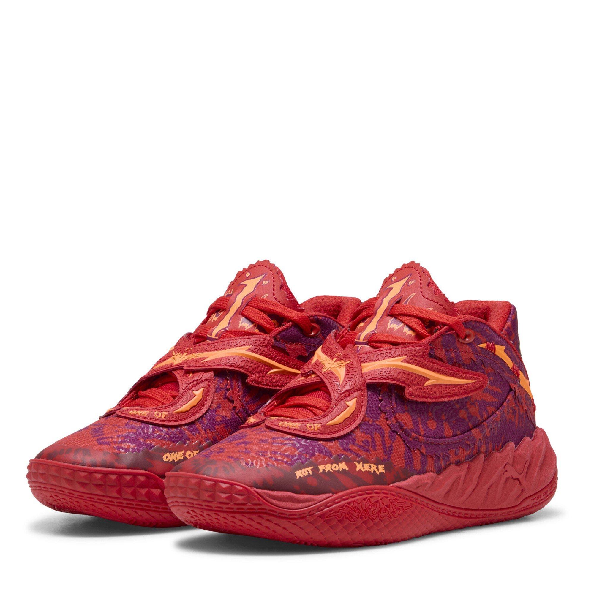 Red-Magenta G - Puma - Kids' Mb.05 Crowd Surf Basketball Trainers - 1