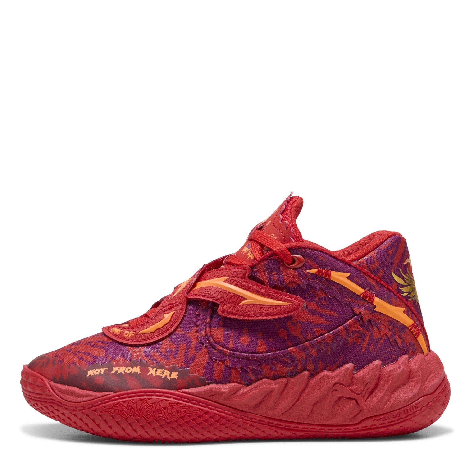 Red-Magenta G - Puma - Kids' Mb.05 Crowd Surf Basketball Trainers - 2