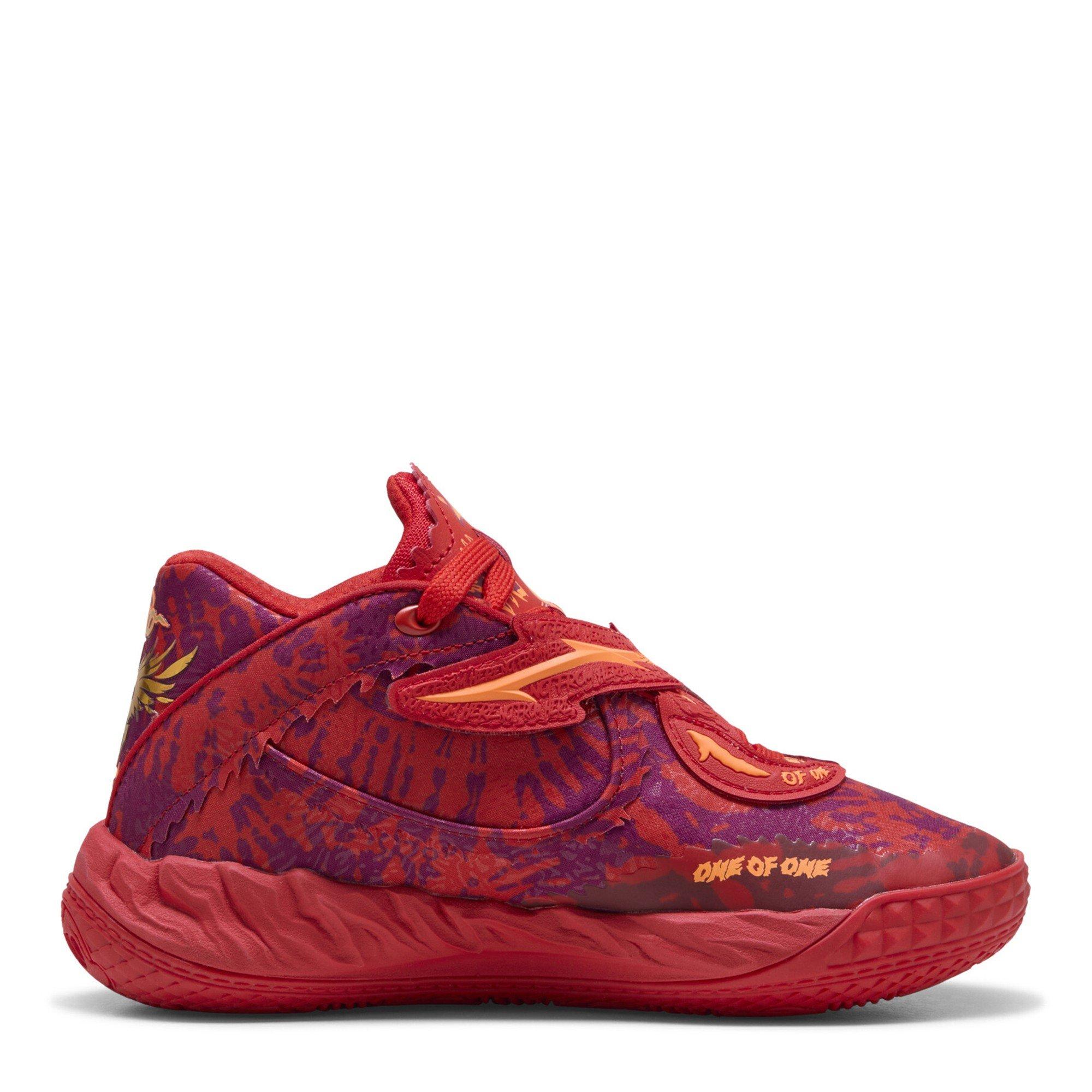 Red-Magenta G - Puma - Kids' Mb.05 Crowd Surf Basketball Trainers - 4