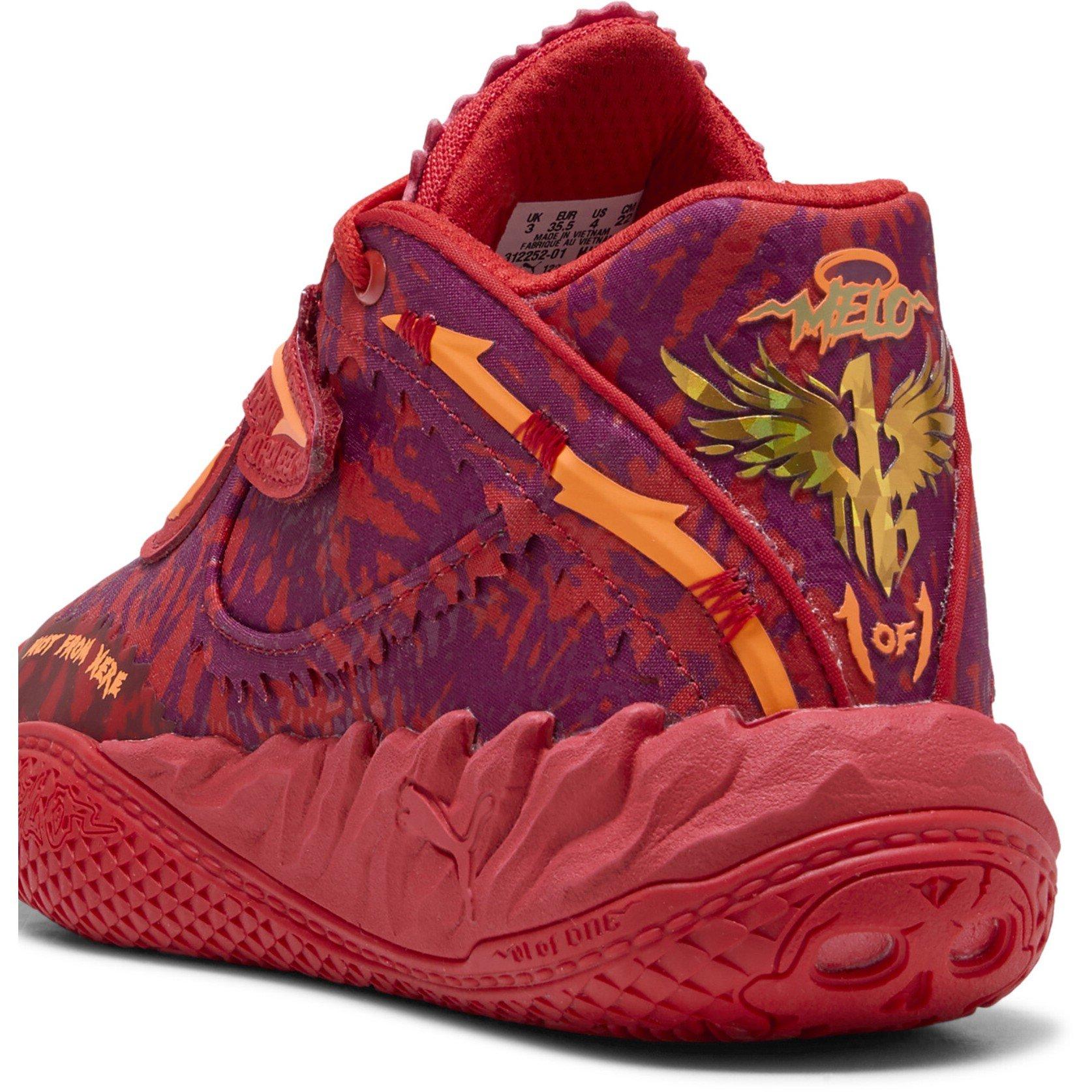 Red-Magenta G - Puma - Kids' Mb.05 Crowd Surf Basketball Trainers - 5