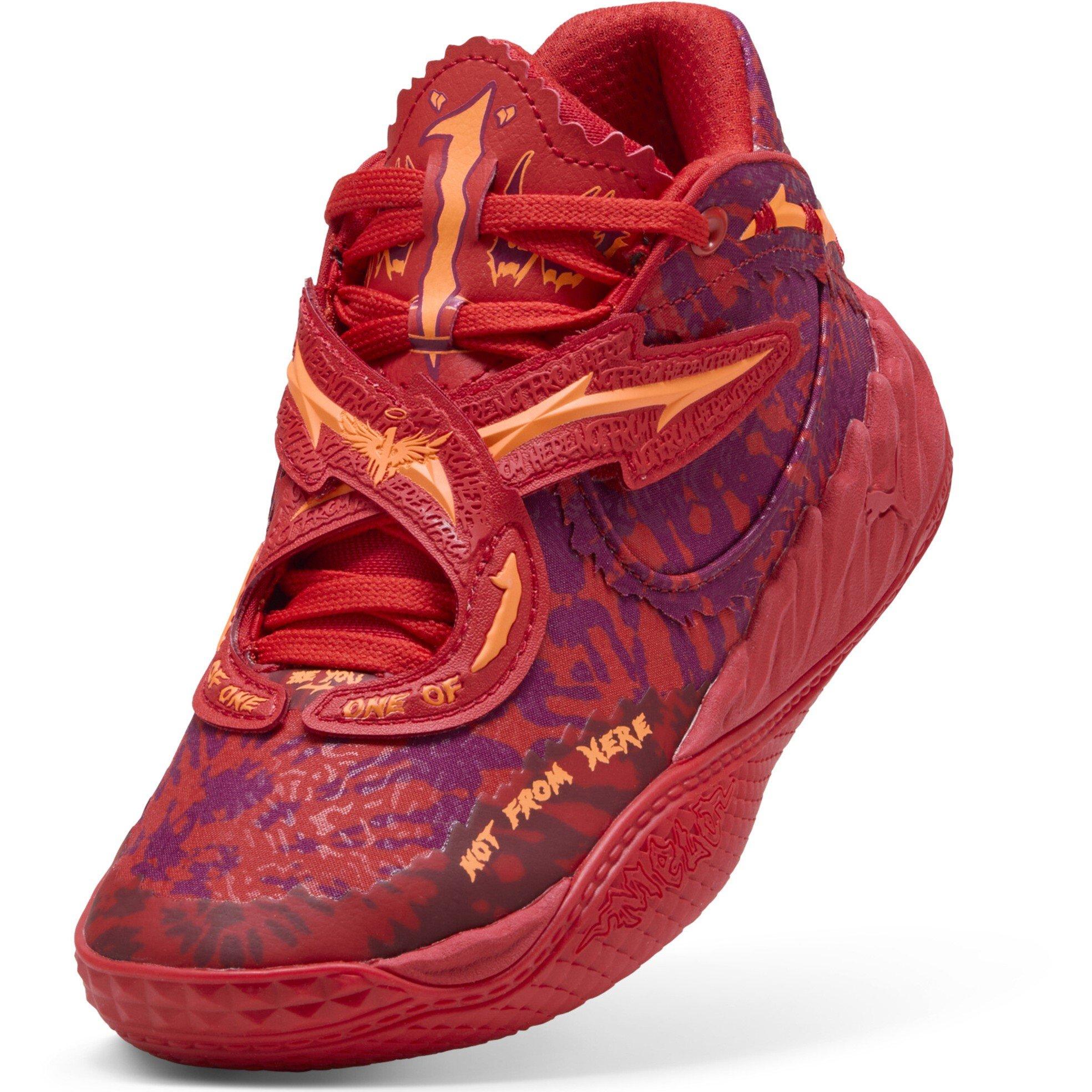 Red-Magenta G - Puma - Kids' Mb.05 Crowd Surf Basketball Trainers - 6