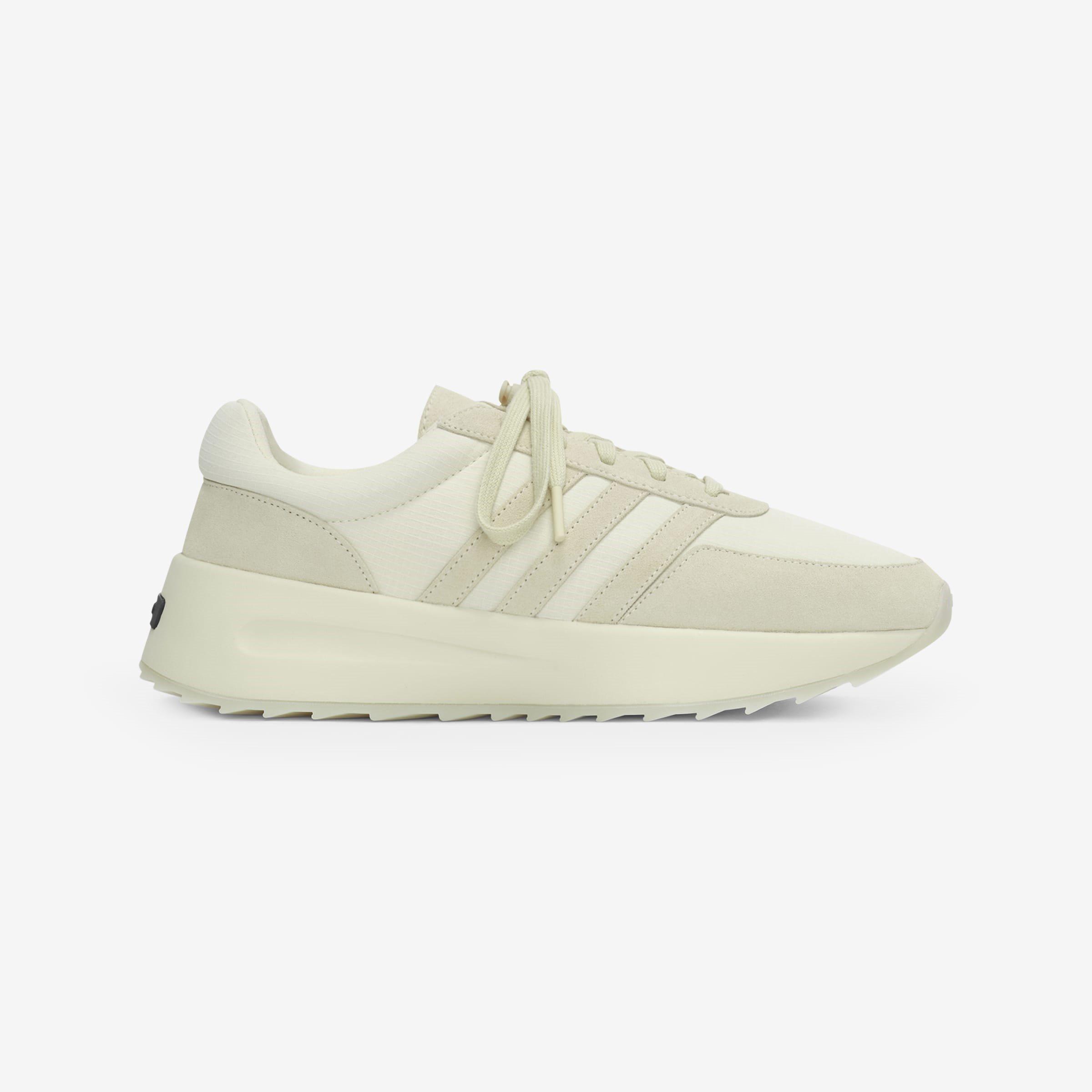 Pale Yellow - adidas - Kids' Athleti LA Junior Basketball Trainers - 8
