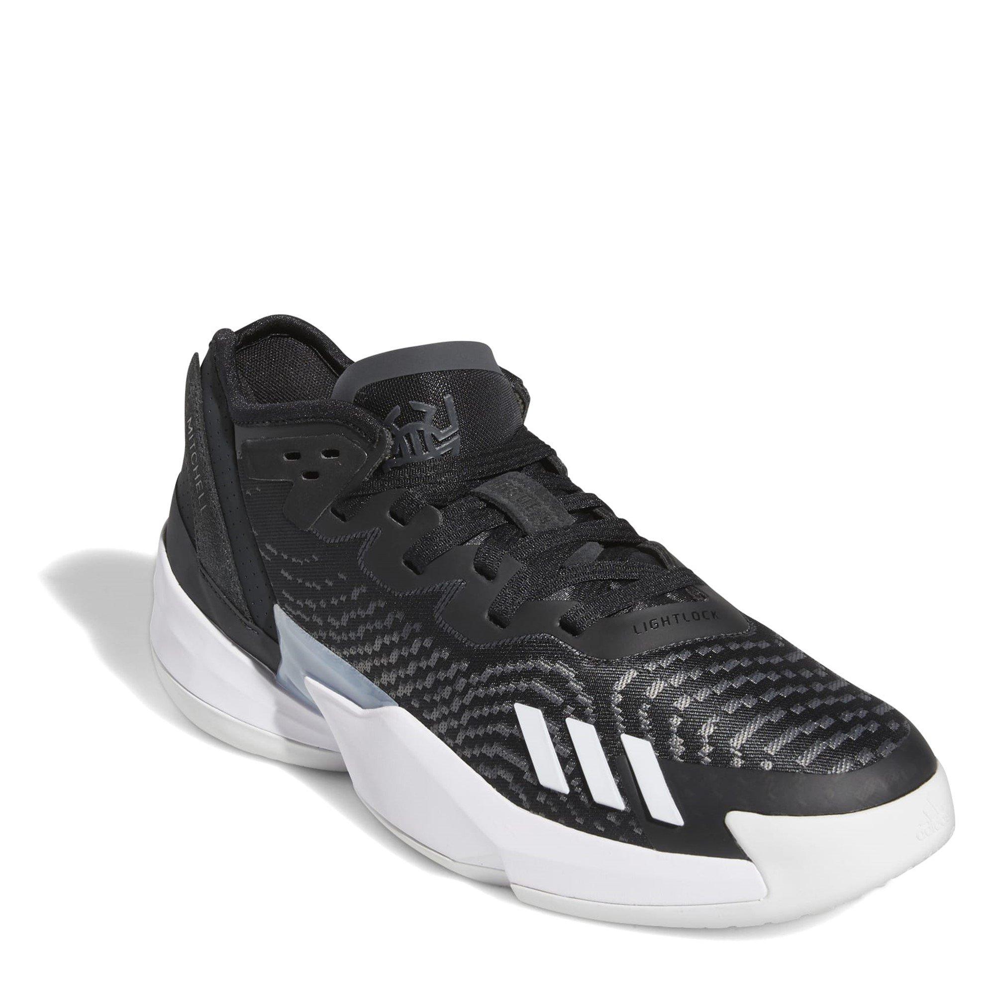 Zwart - adidas - Kids' Basketball Trainers - 3
