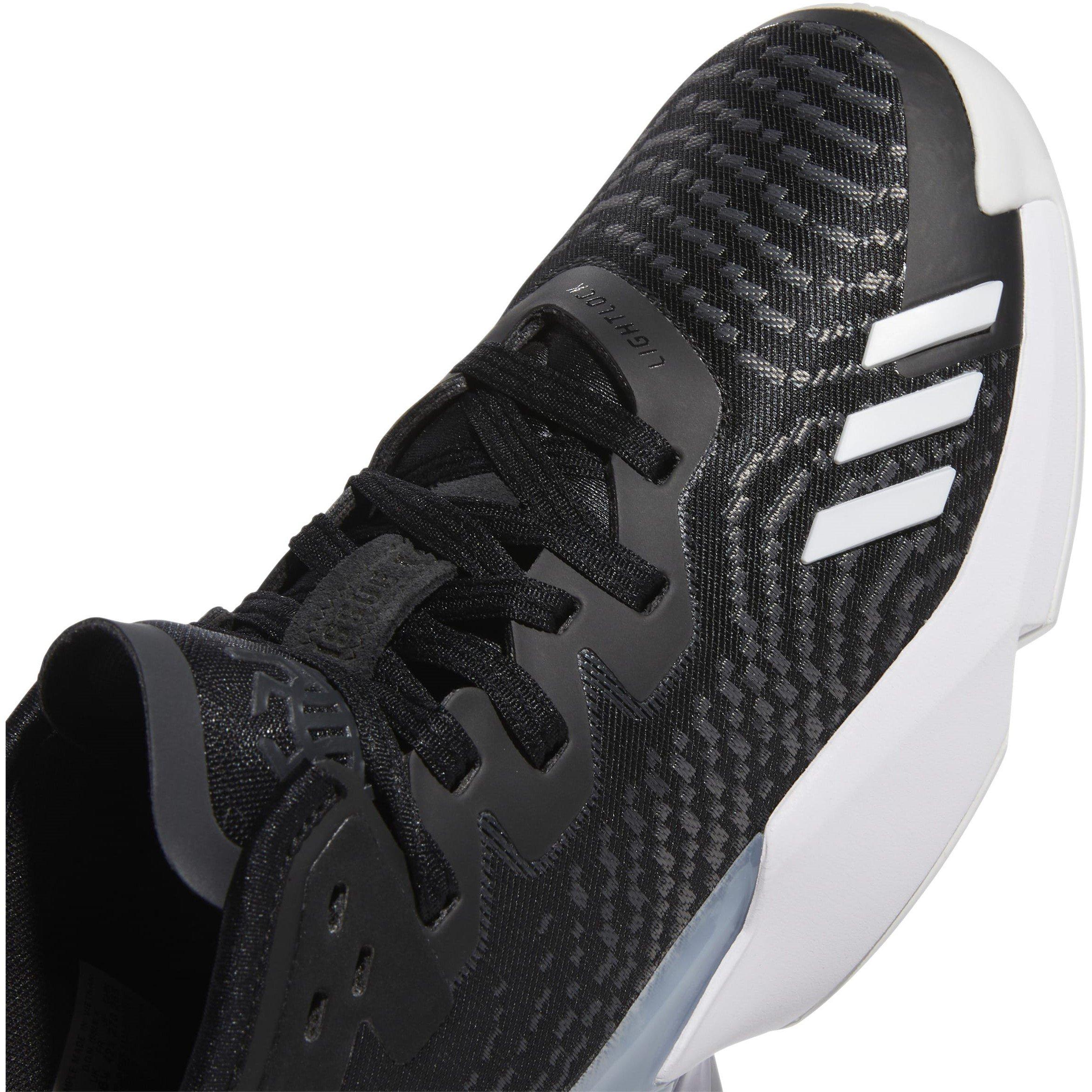 Zwart - adidas - Kids' Basketball Trainers - 8