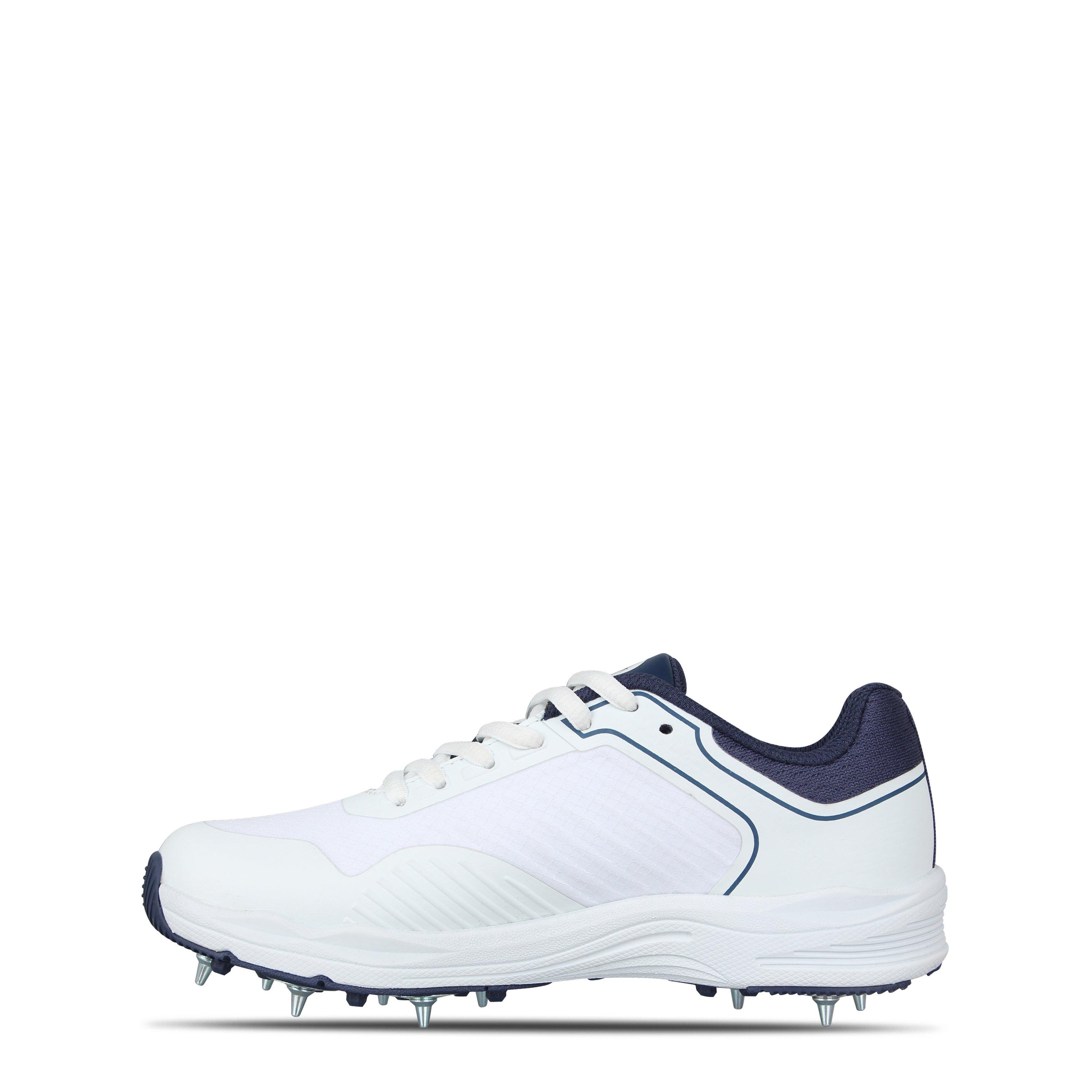 Wit/Marineblauw - Slazenger - Cricket Spike Trainers Juniors - 2