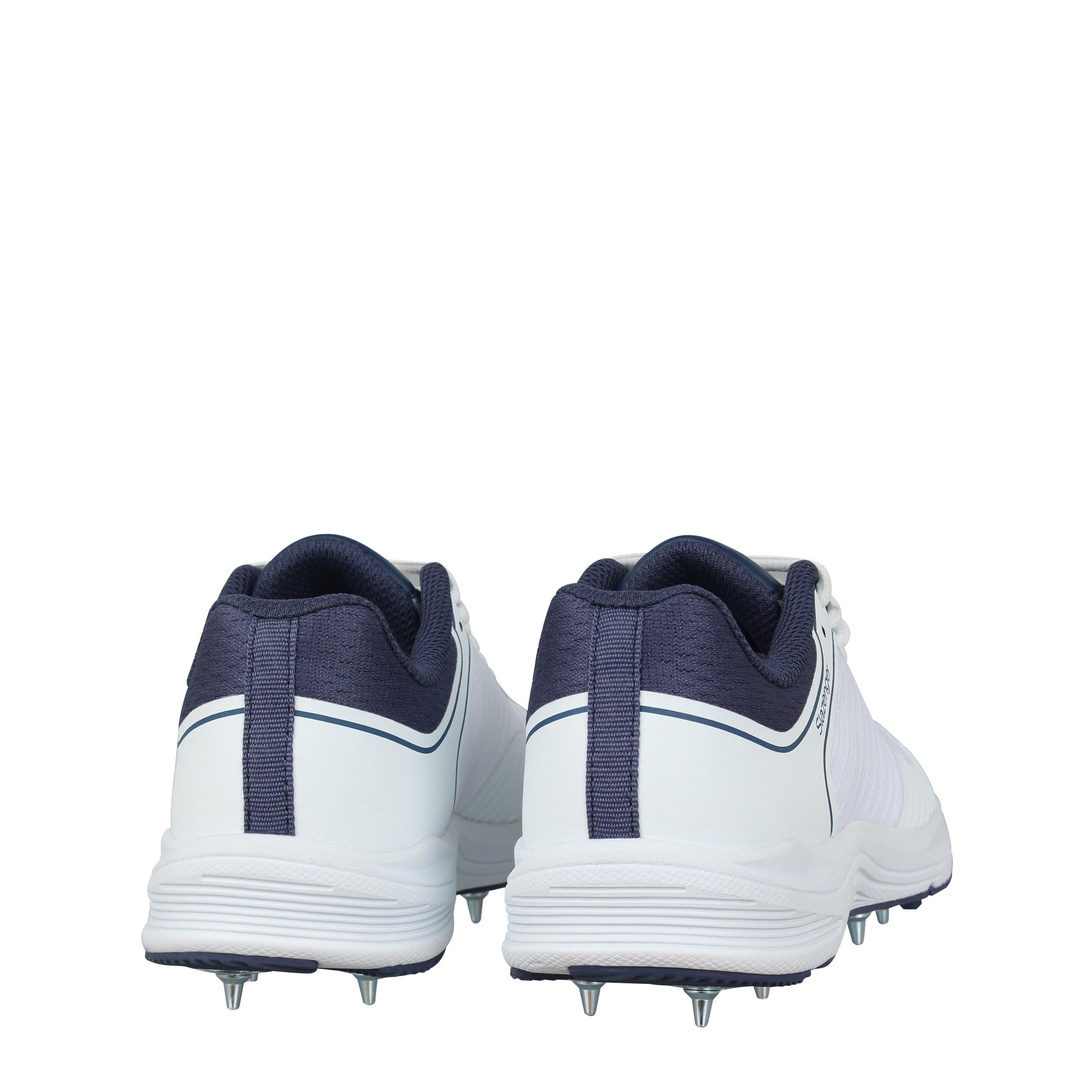 Wit/Marineblauw - Slazenger - Cricket Spike Trainers Juniors - 4