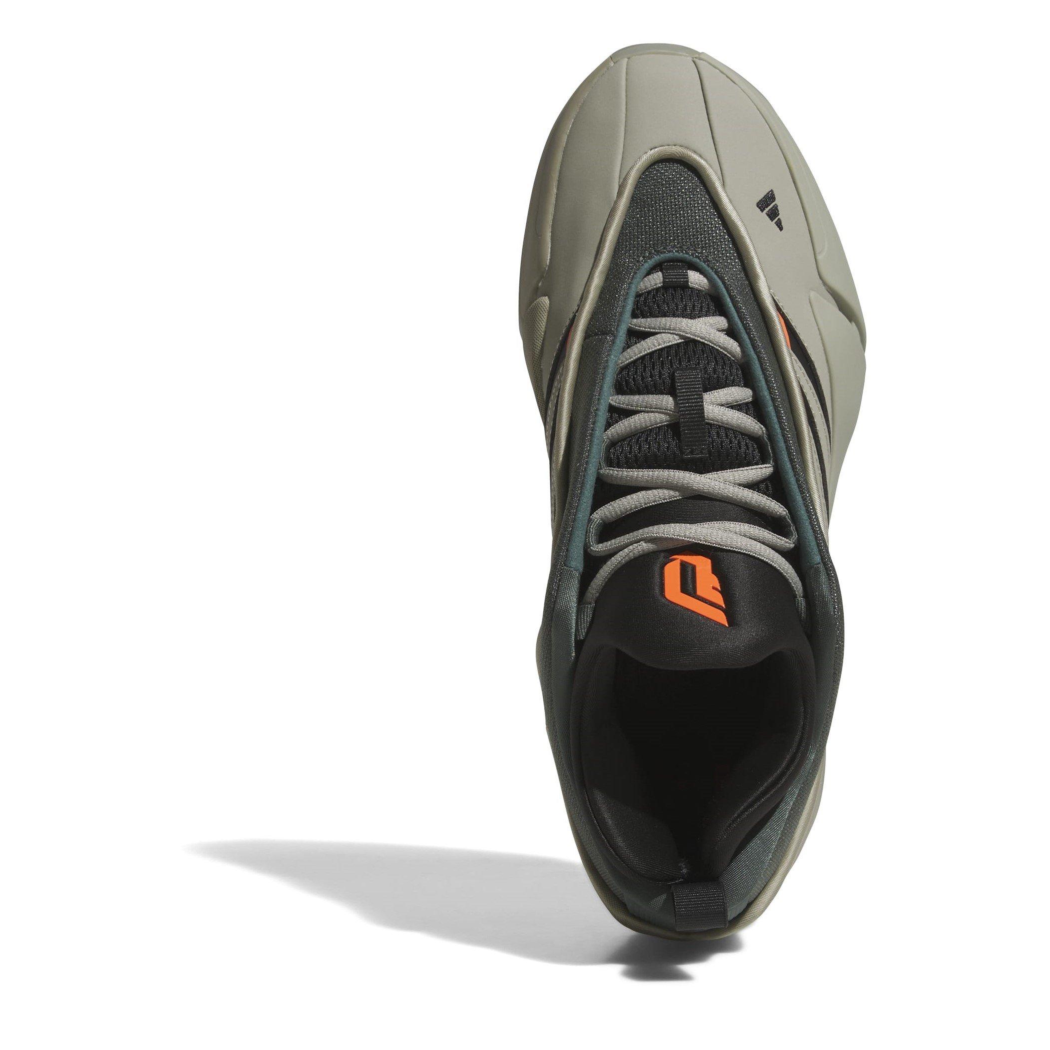 Slvr/Ivy/Orange - adidas - Dame 9 Low Trainers Juniors - 5