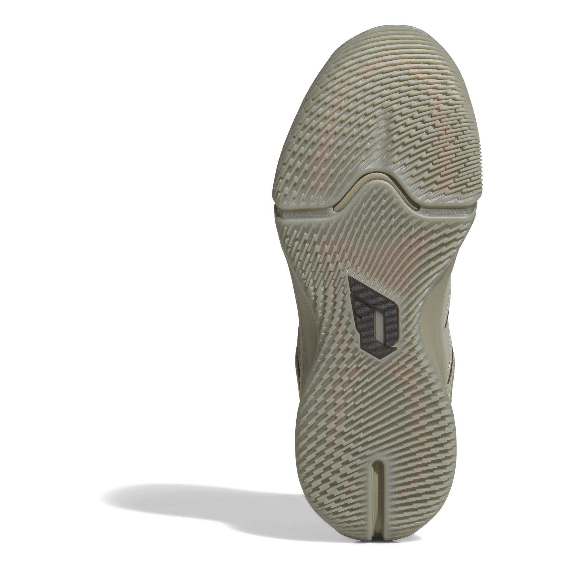 Slvr/Ivy/Orange - adidas - Dame 9 Low Trainers Juniors - 6