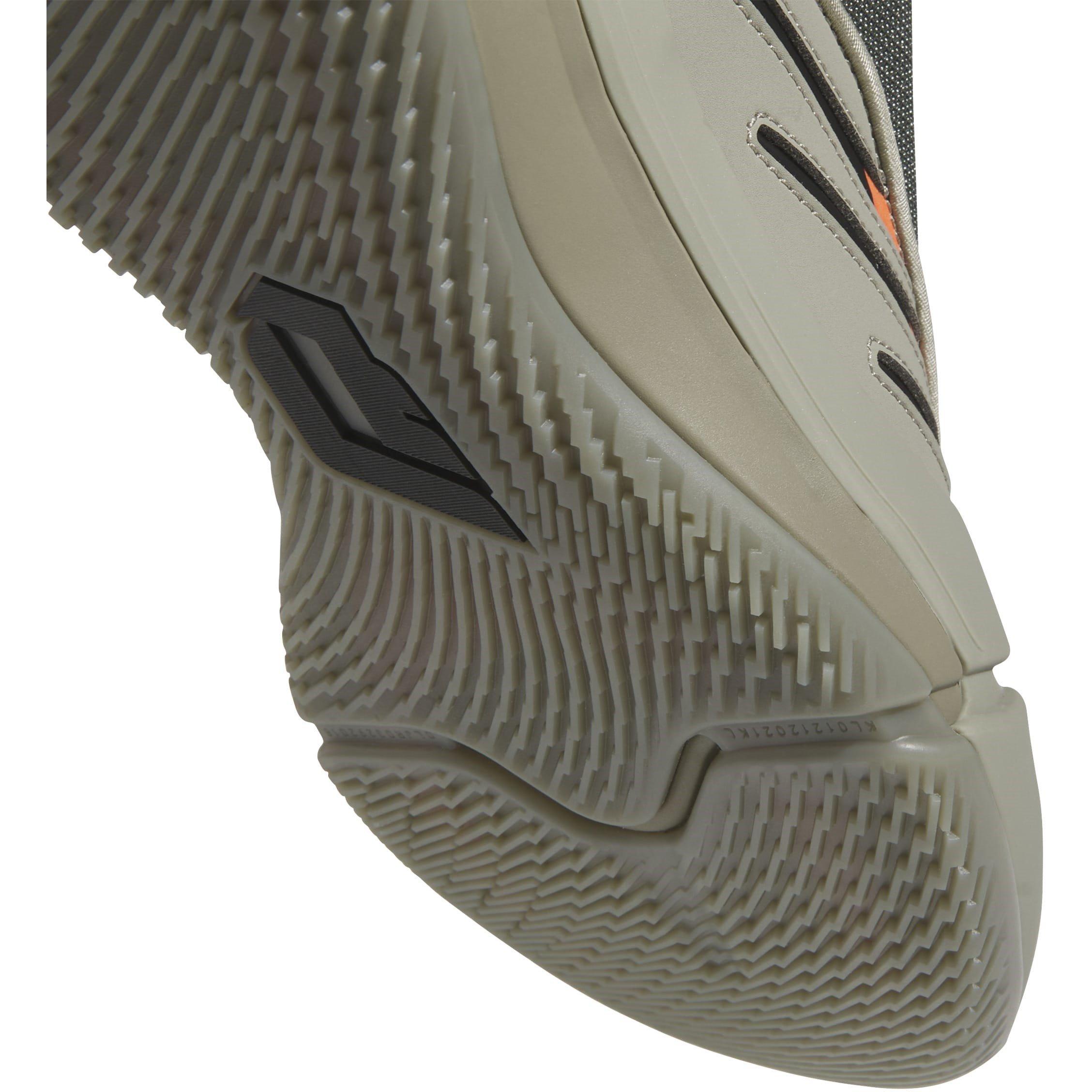 Slvr/Ivy/Orange - adidas - Dame 9 Low Trainers Juniors - 7