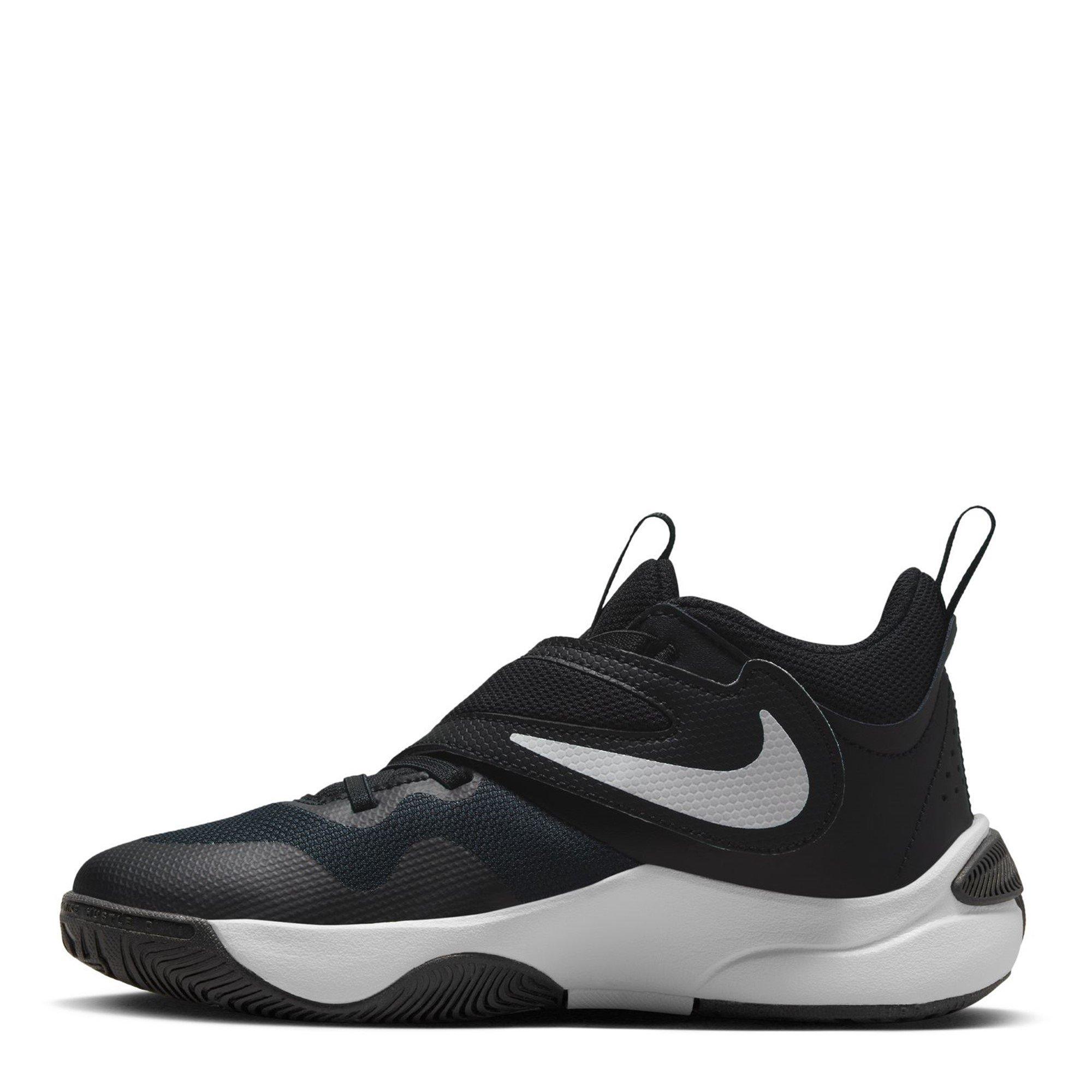 Zwart/Wit - Nike - Hustle D11 Junior Boys Basketball Trainers - 2