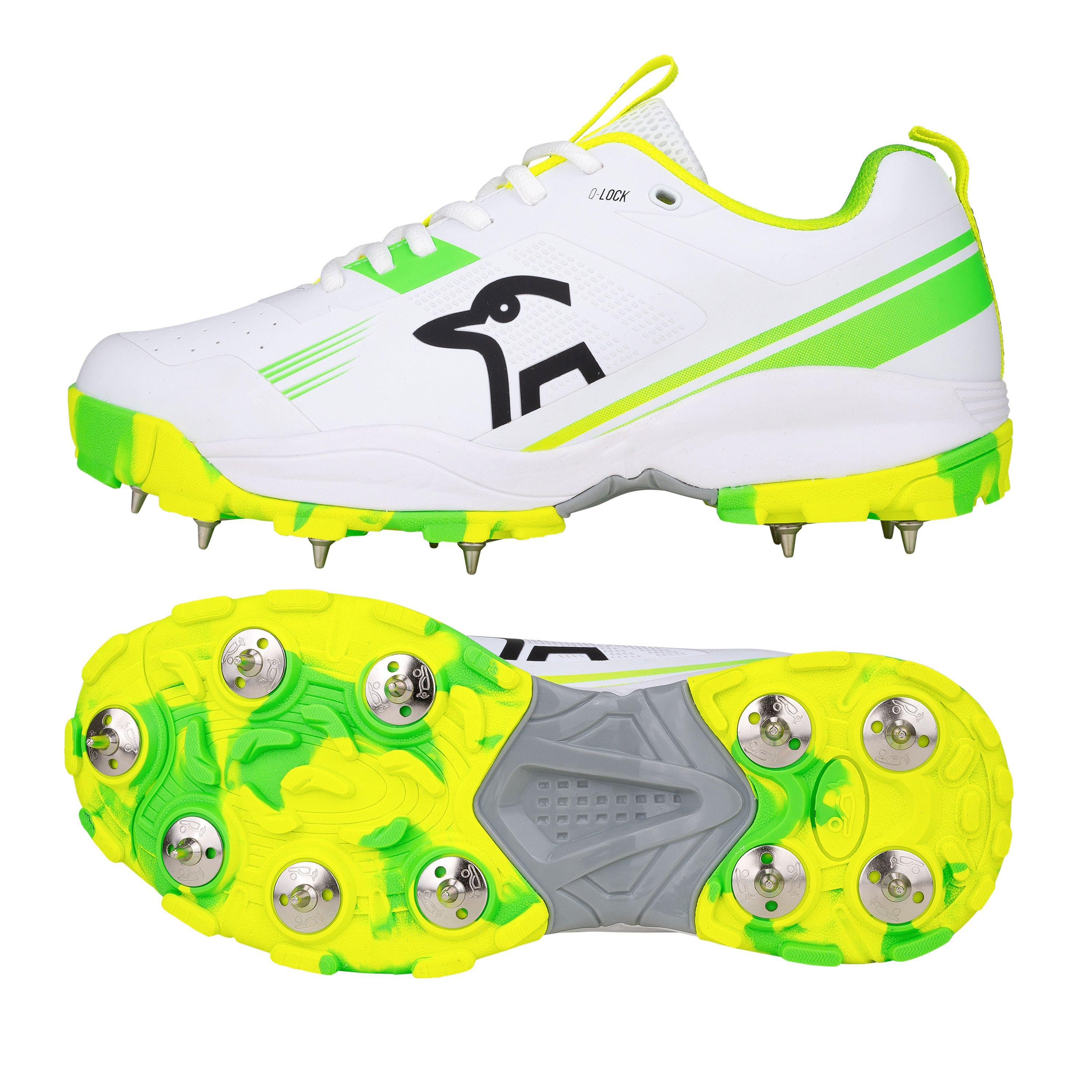 Kookaburra Sport Kookaburra Pro 4.0 Cricket Shoe - Spike Sole - Junior - White/Green