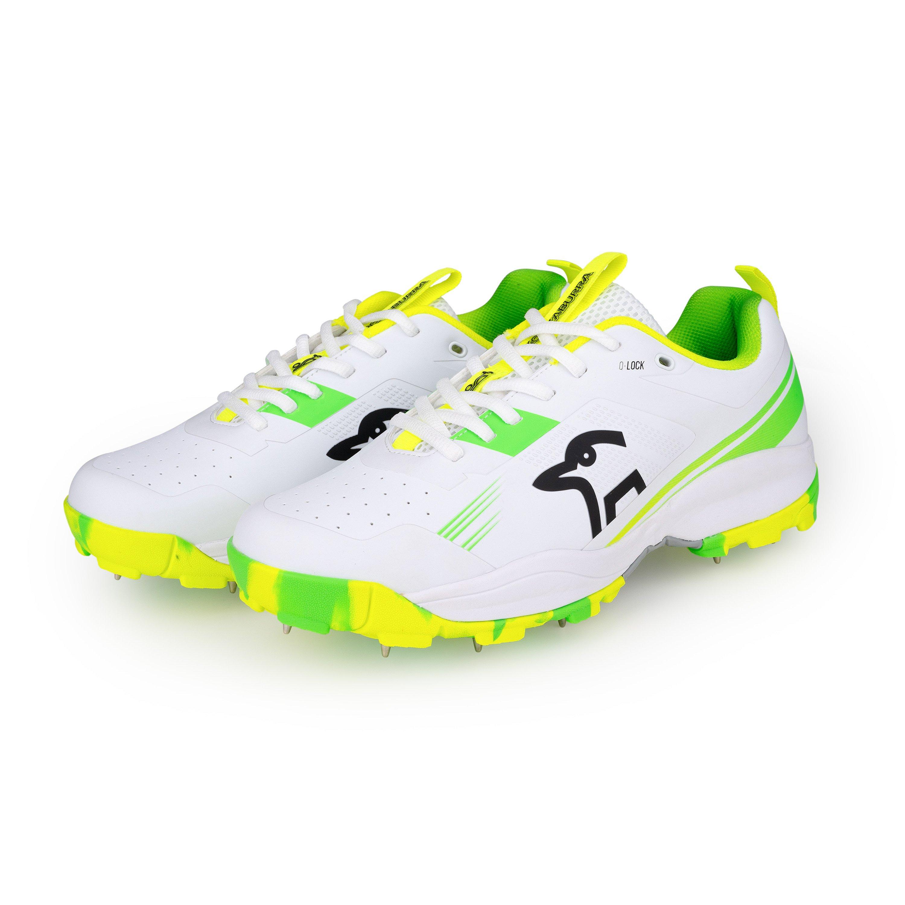 Blanc/Vert - Kookaburra Sport - Pro 4.0 Cricket Shoe - Spike Sole - Junior - 2
