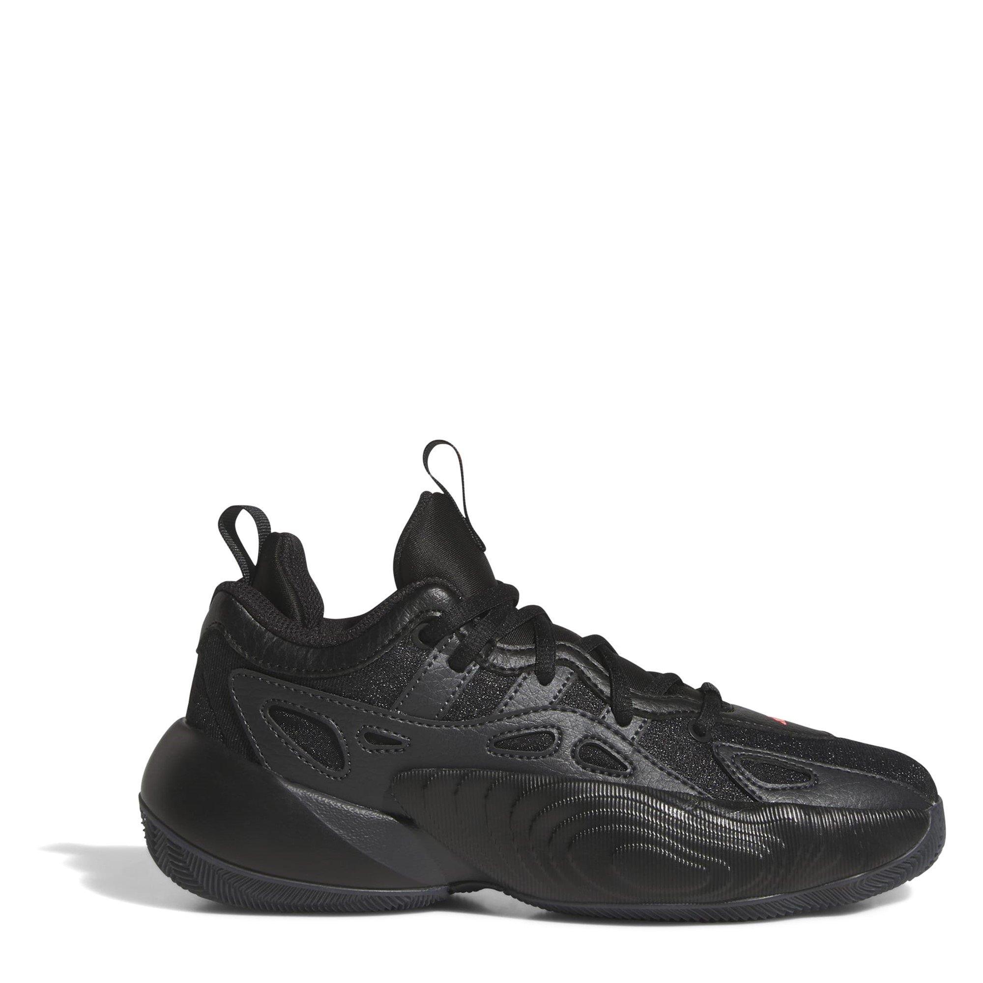 CBLACK/CARBON/S - adidas - Trae Unlimited Basketball Shoes Juniors - 1