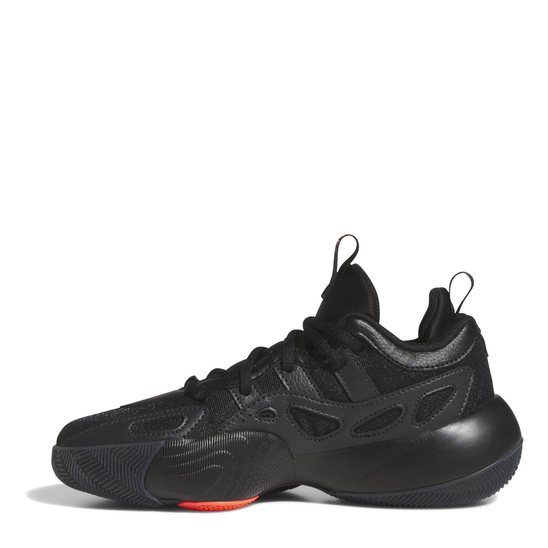 CBLACK/CARBON/S - adidas - Trae Unlimited Basketball Shoes Juniors - 2