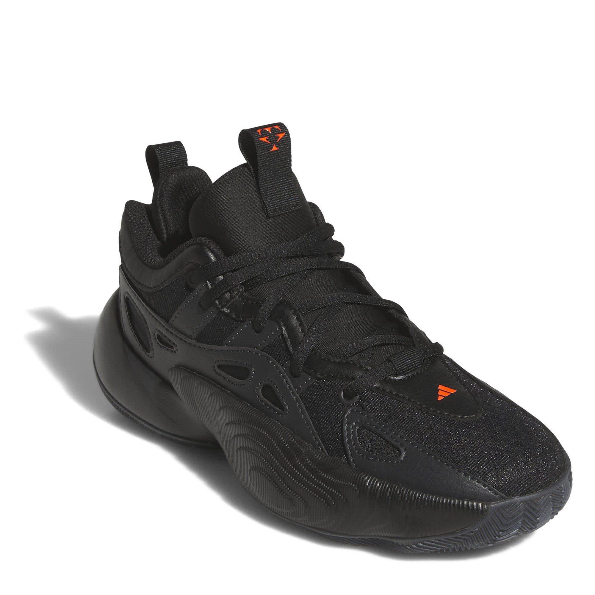 CBLACK/CARBON/S - adidas - Trae Unlimited Basketball Shoes Juniors - 3