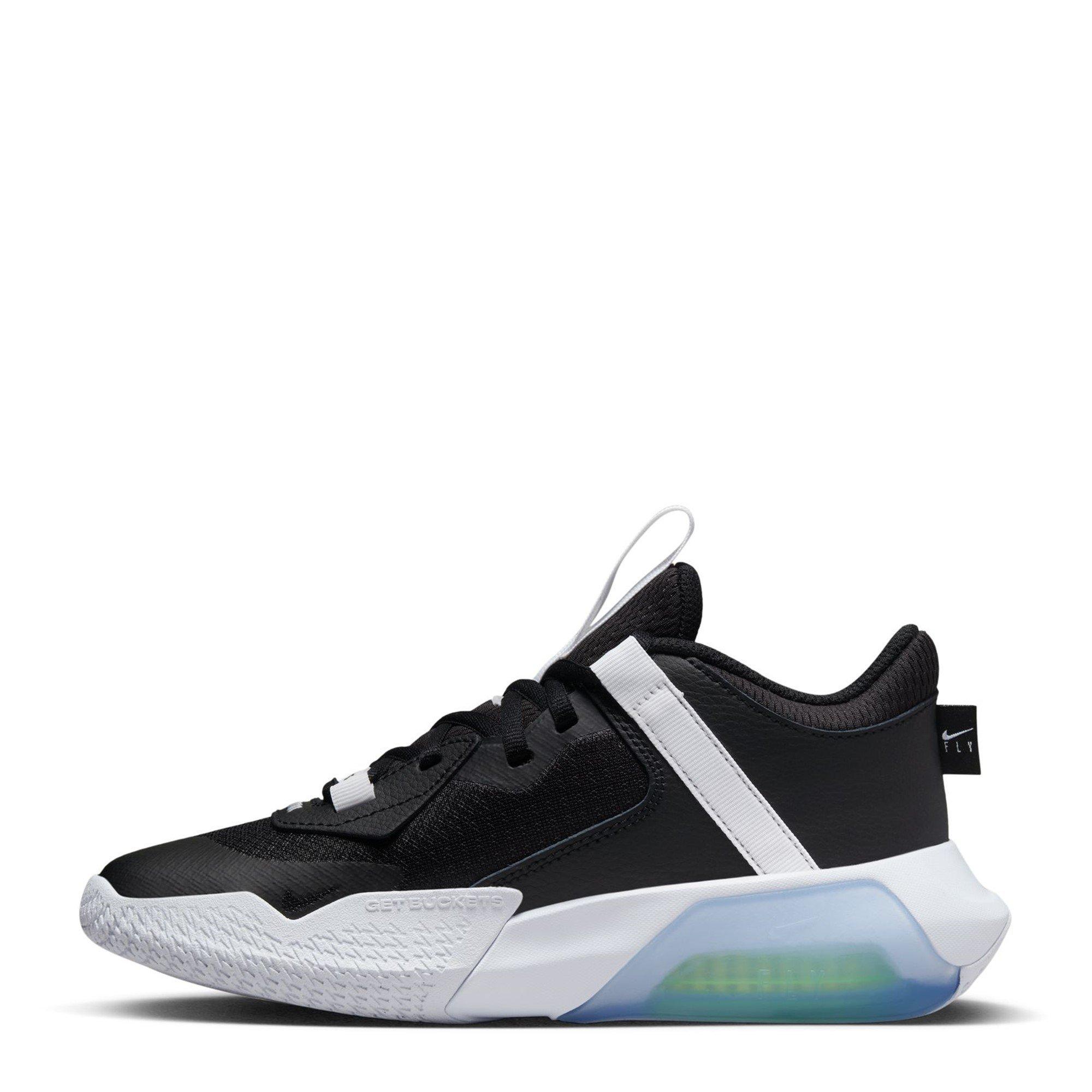 Nero/Bianco - Nike - Air Zoom Crossover Junior Court Trainers - 2