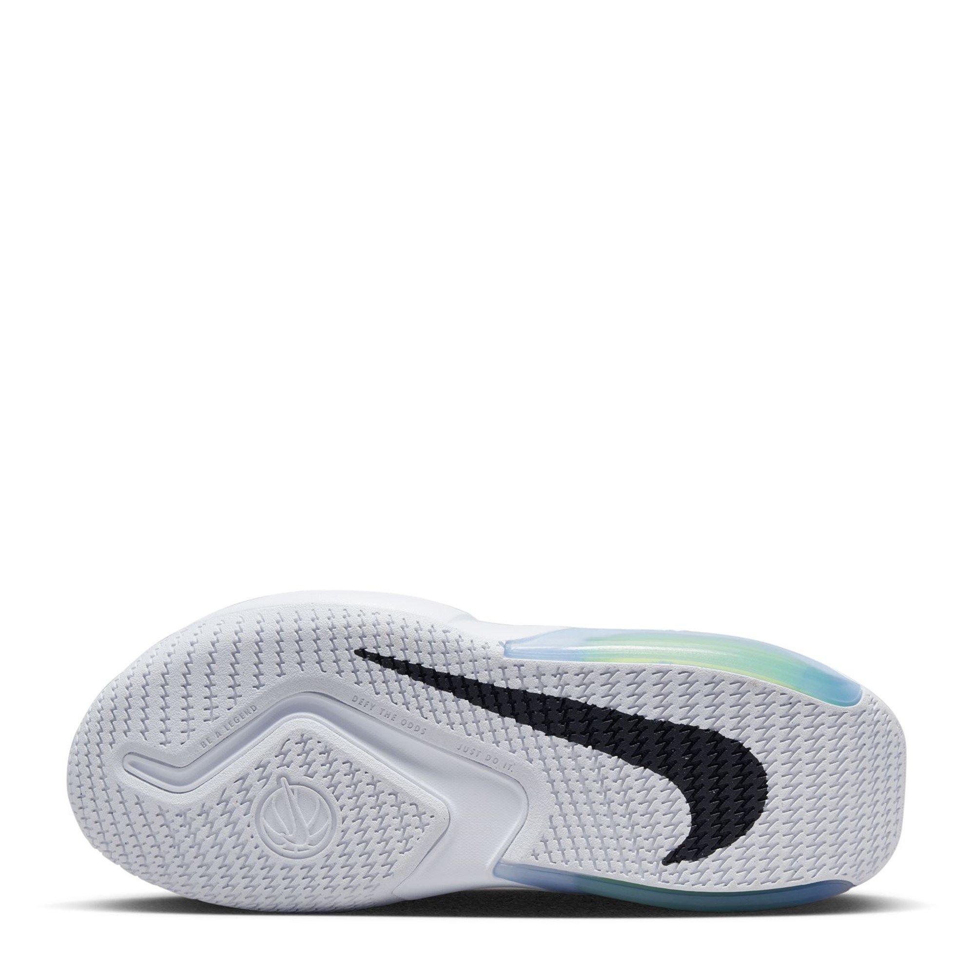 Nero/Bianco - Nike - Air Zoom Crossover Junior Court Trainers - 3