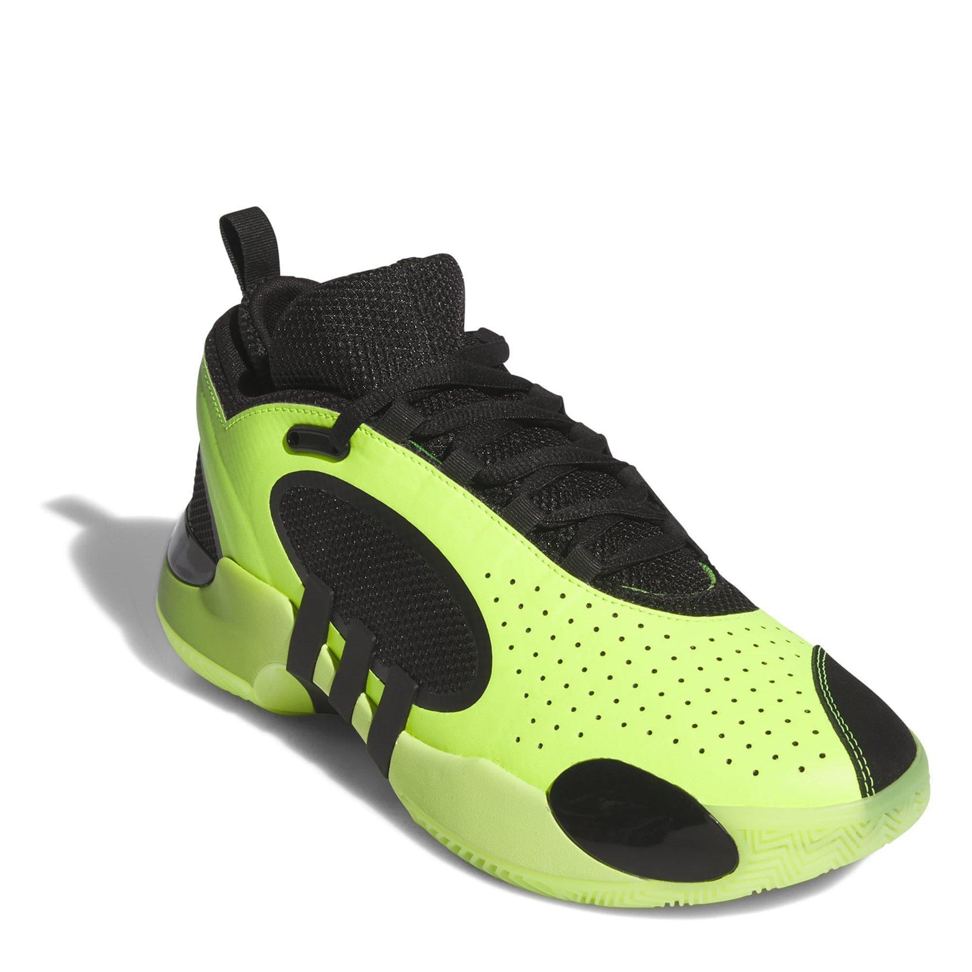 Green/Black - adidas - Kids' Basketball Trainers - 3
