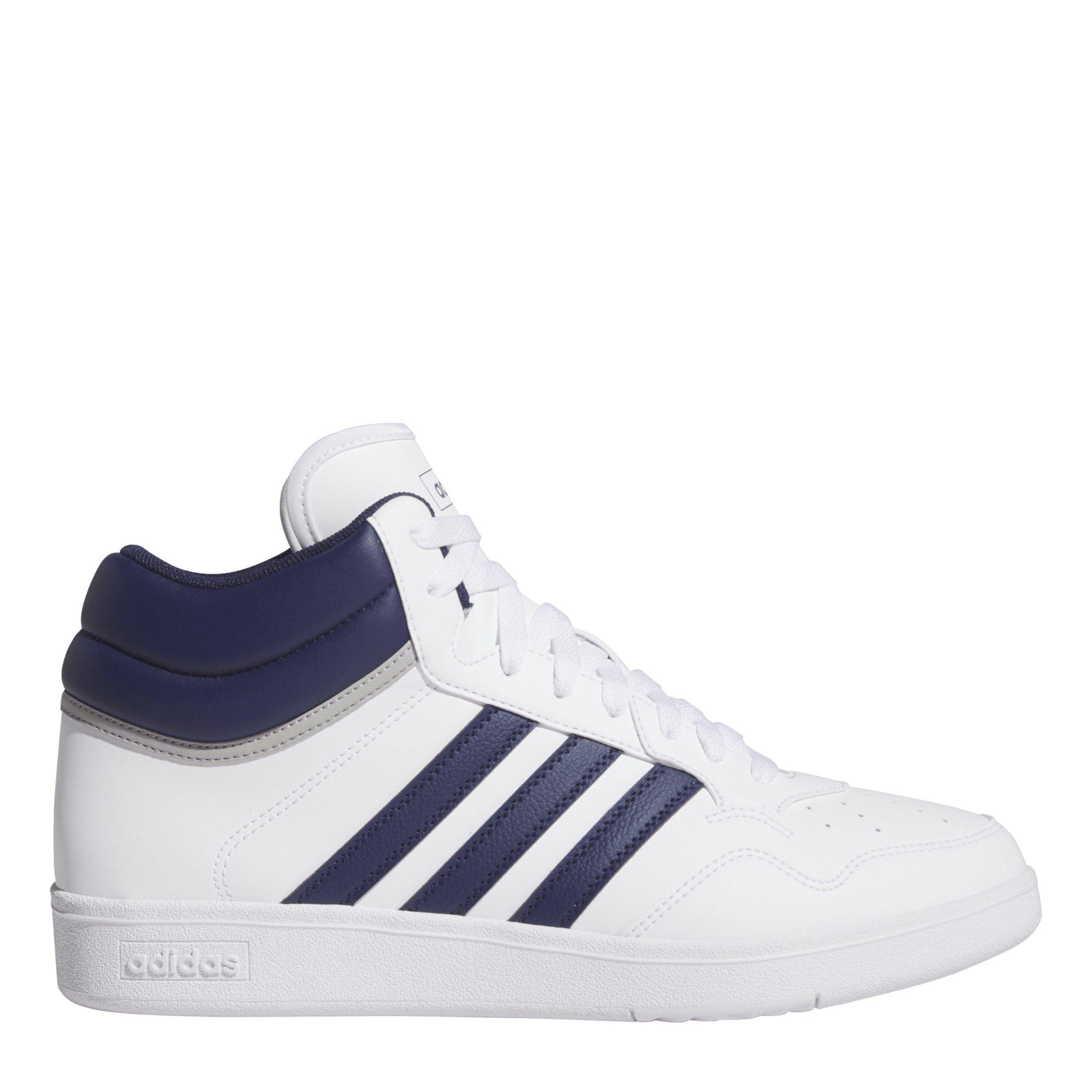 Adidas Boys Kids' Hoops 4.0 Mid Basketball Trainers - Ftwr White - 4 (36.5)