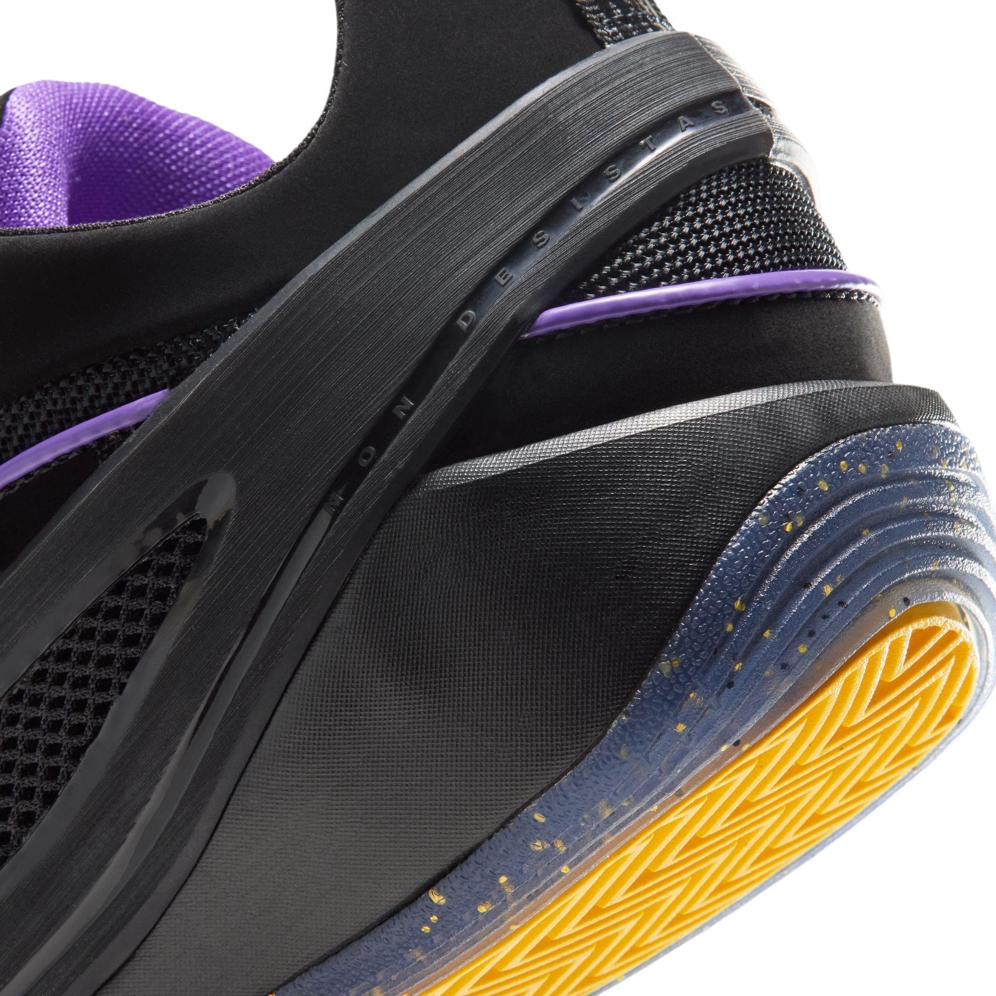 Black/Purp - Air Jordan - Kids' Basketball Trainers - 8
