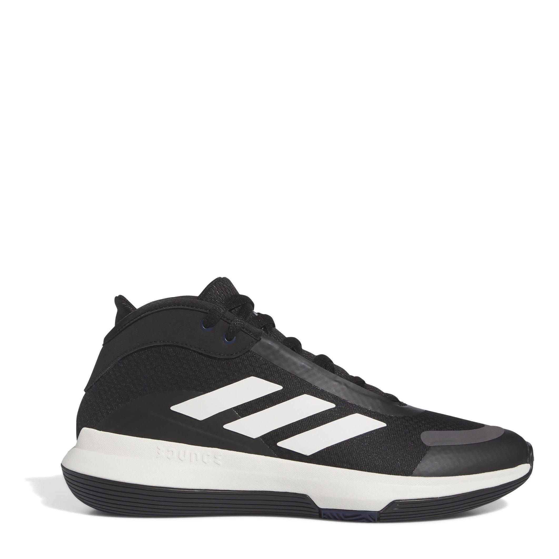 Blk/Wht/Char - adidas - Bounce Legends Basketball Trainers Juniors - 1