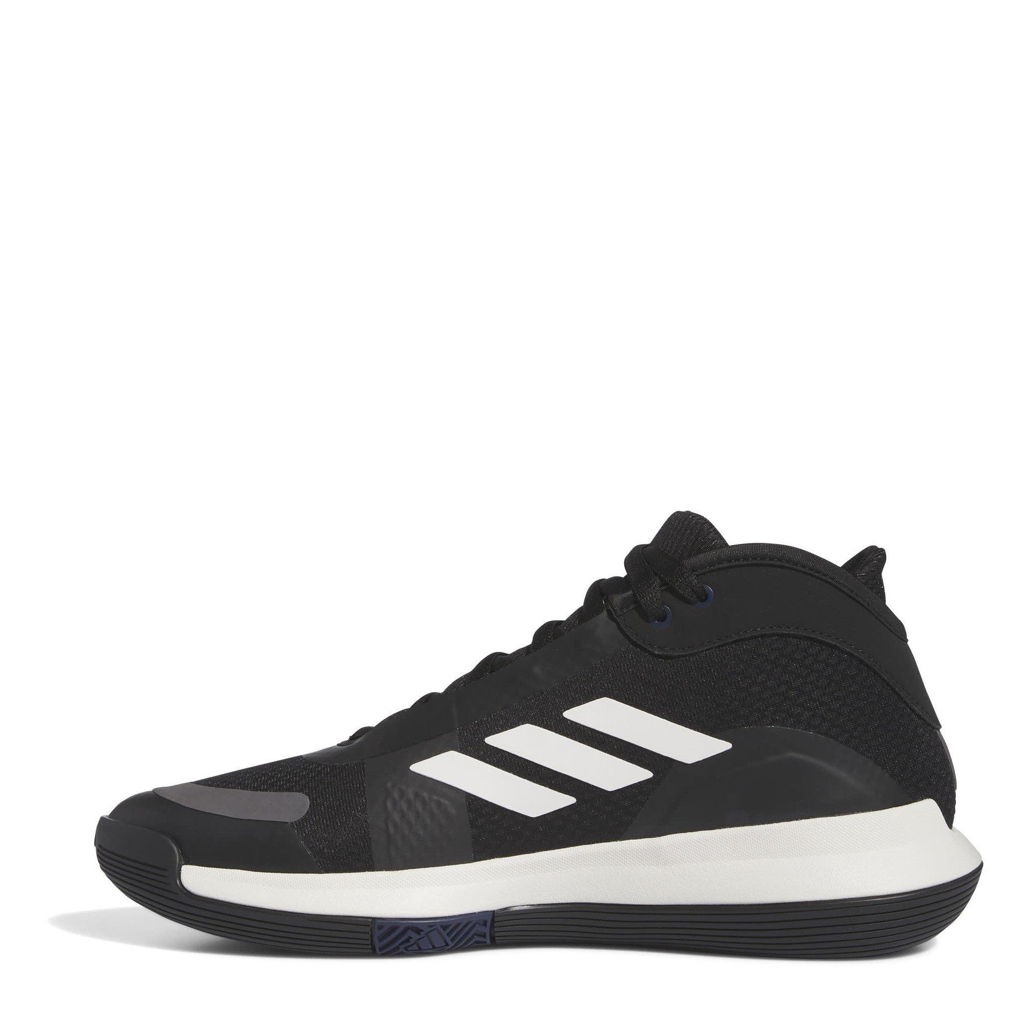 Blk/Wht/Char - adidas - Bounce Legends Basketball Trainers Juniors - 2