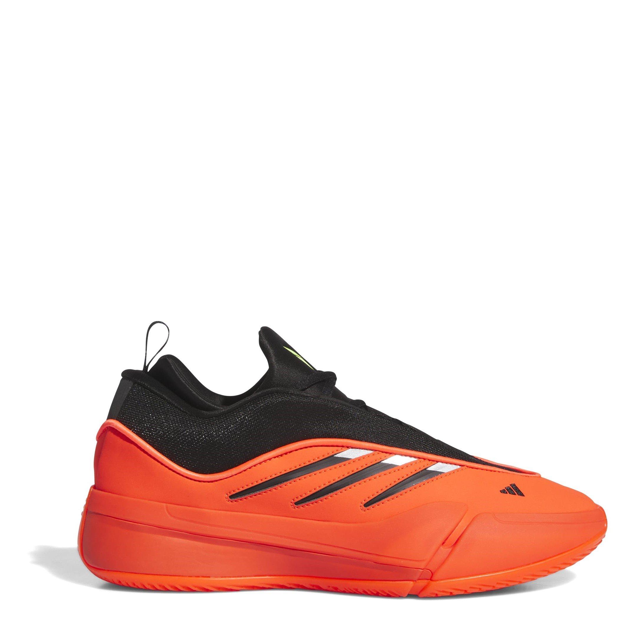 Rood/Zwart/ citroen - adidas - Dame 9 Basketball Trainers Juniors - 1