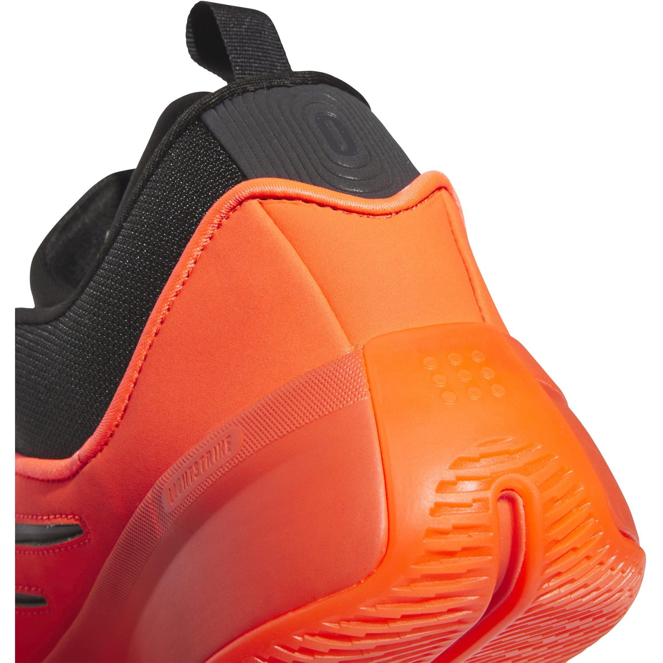 Rood/Zwart/ citroen - adidas - Dame 9 Basketball Trainers Juniors - 8