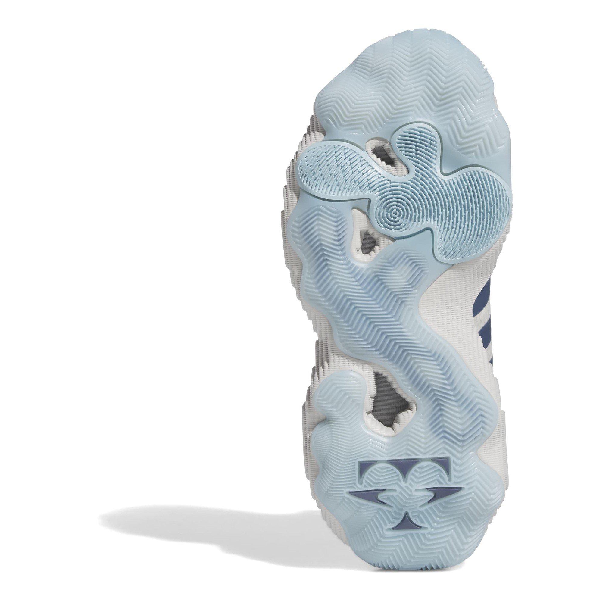 Grey2/Ink/Grey1 - adidas - Trae Young 3 Basketball Trainers Juniors - 6