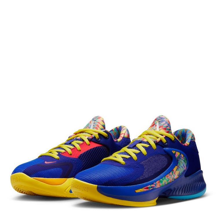 Royal/Or - Nike - Freak 4 SE Jnr Basketball Shoes - 4