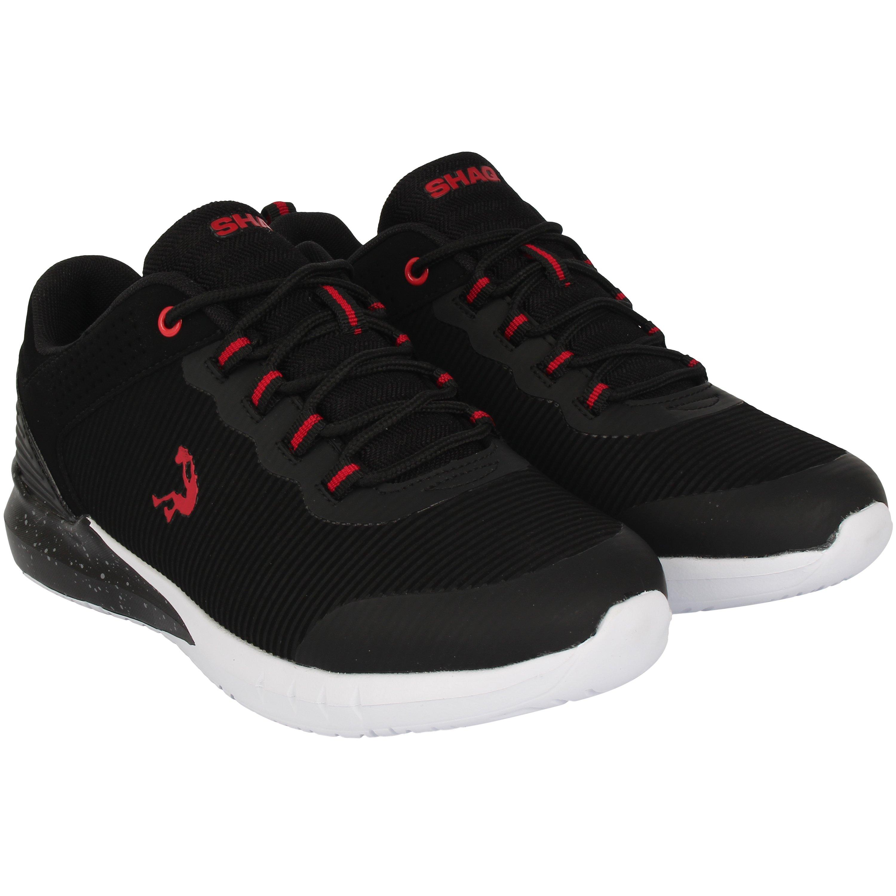 Zwart/Rood - SHAQ - Explosive Junior Basketball Shoes - 5