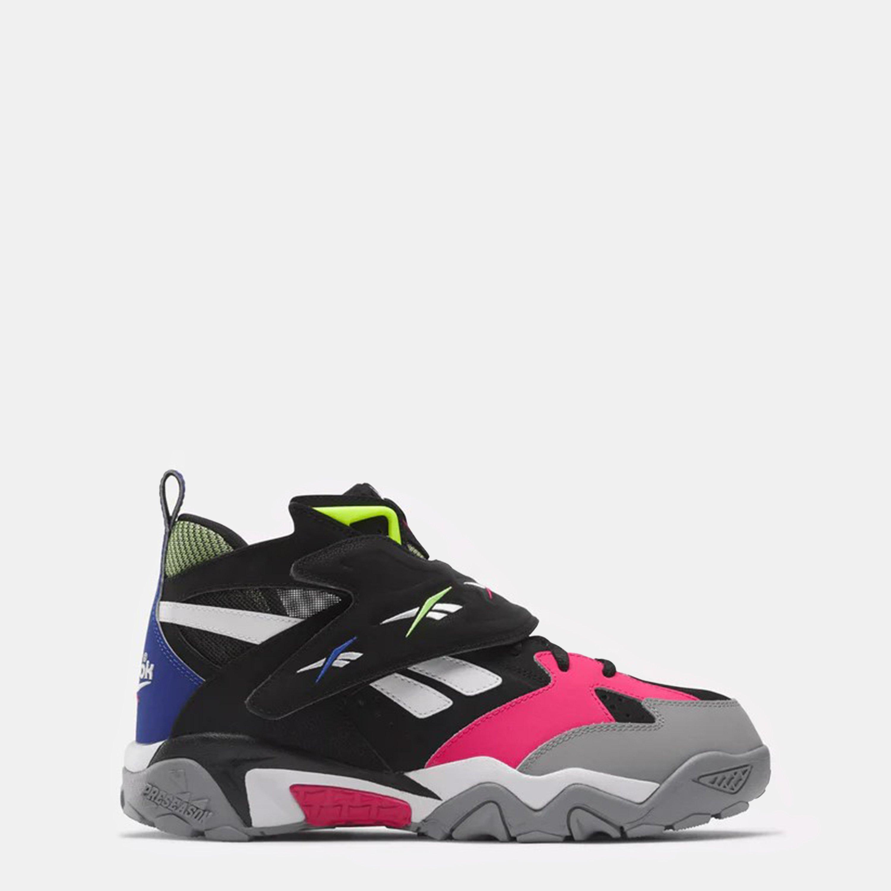 Black/Boldpink - Reebok - Kids' Preseason 94 Basketball Trainers - 1