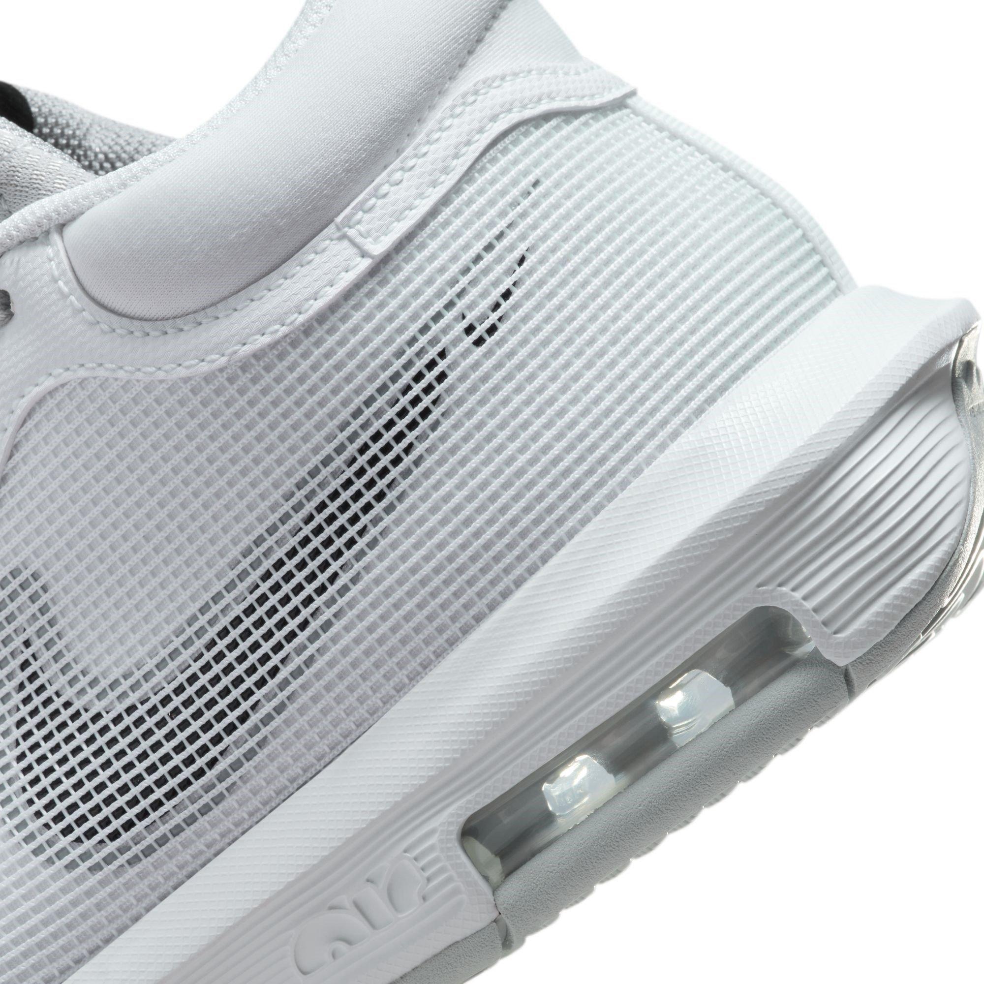 Weiß/Schwarz/Grau - Nike - Lebron Witness VIII Basketball Trainers Juniors - 8