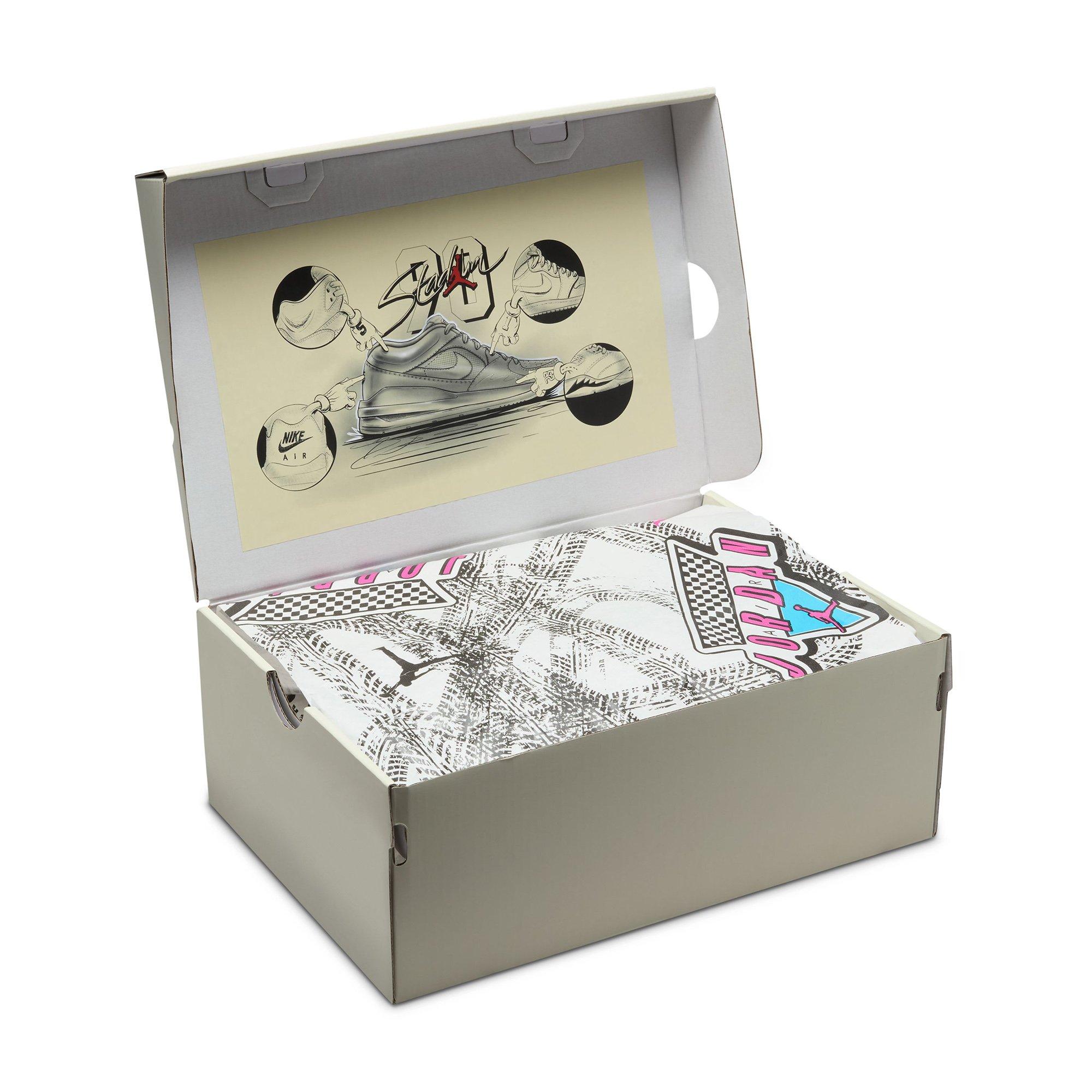 White/Blue - Air Jordan - Kids' Stadium 90 SE Basketball Trainers - 12