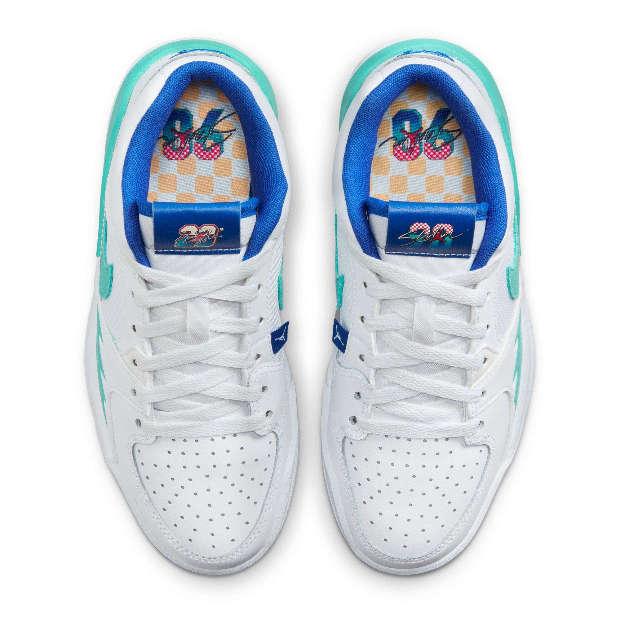 White/Blue - Air Jordan - Kids' Stadium 90 SE Basketball Trainers - 4