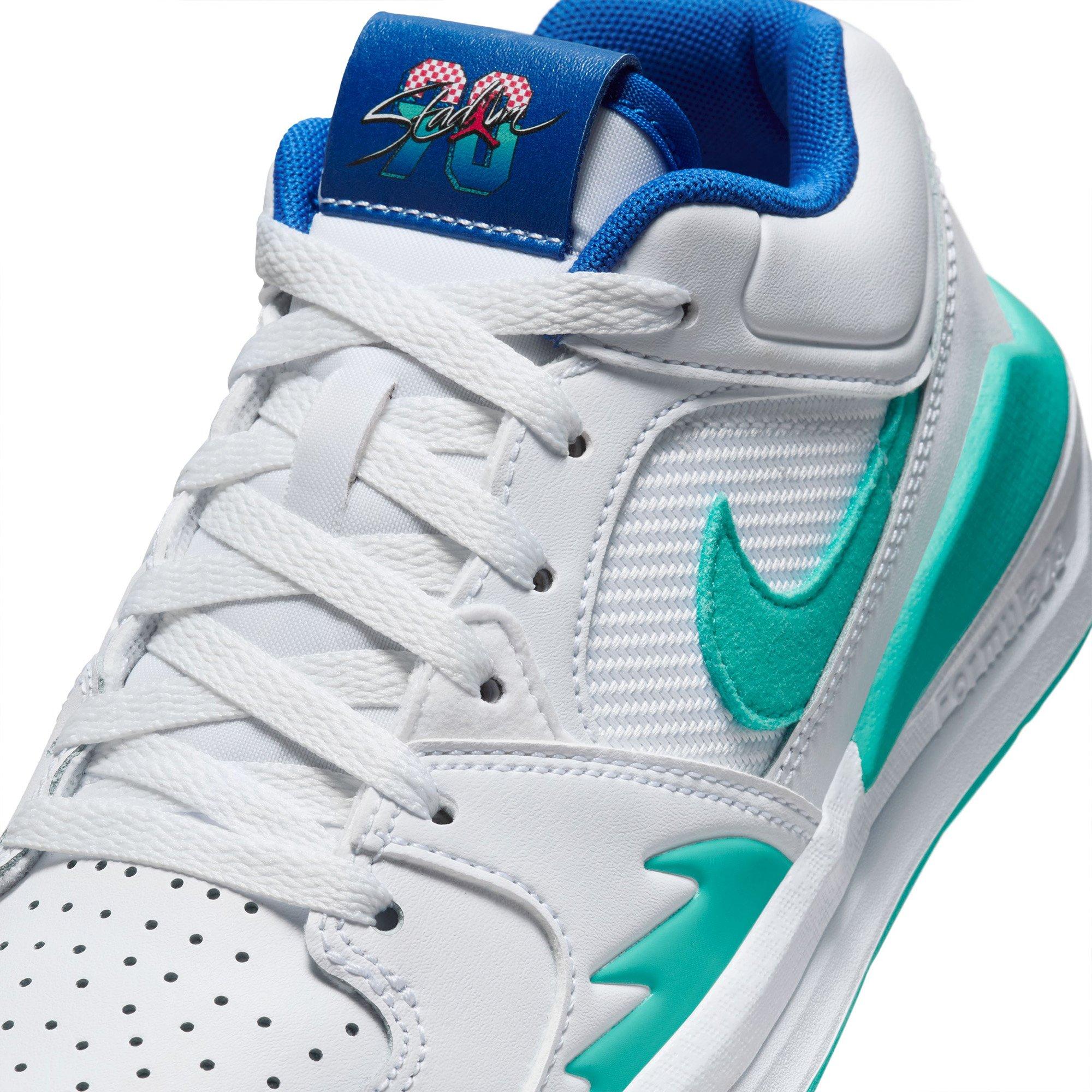 White/Blue - Air Jordan - Kids' Stadium 90 SE Basketball Trainers - 9