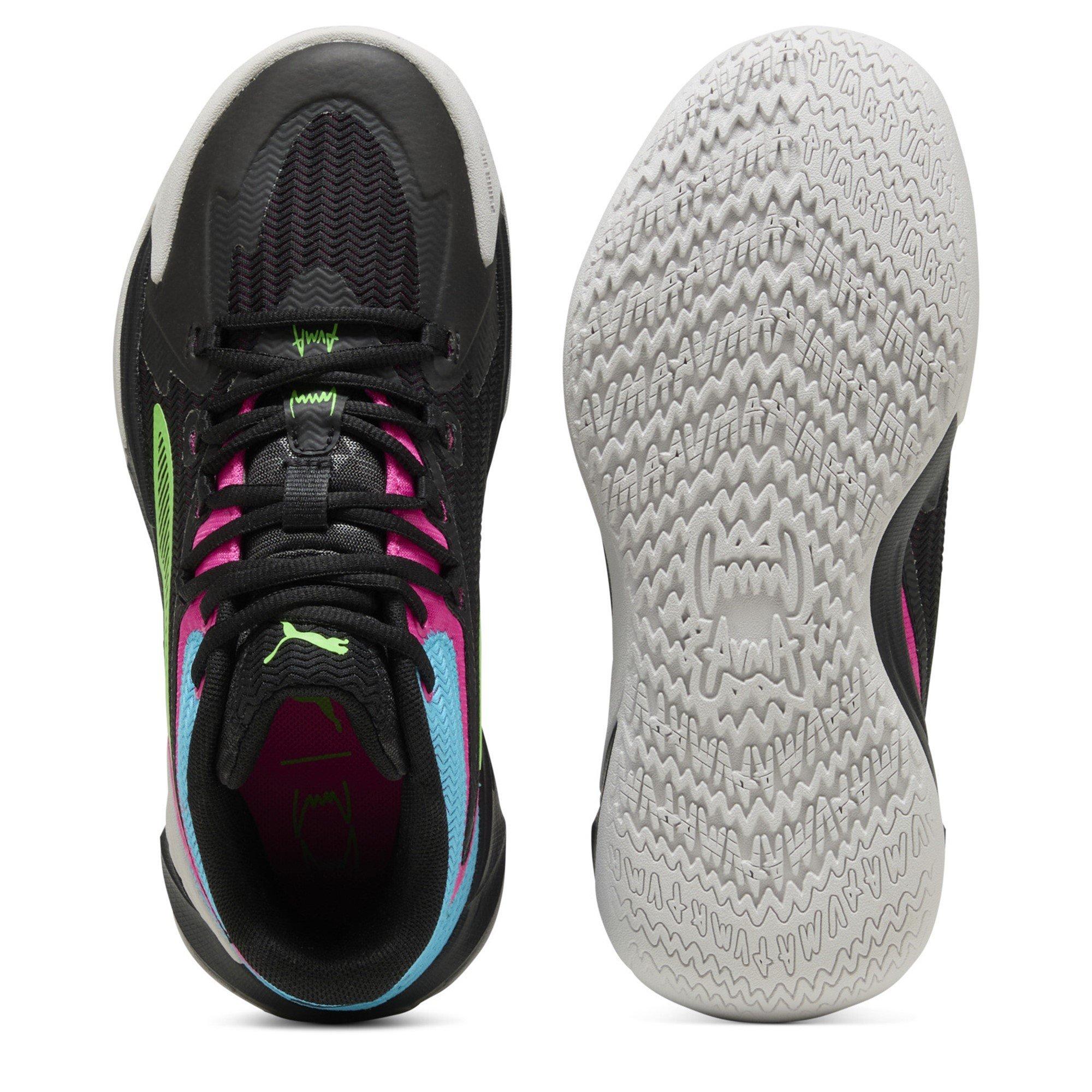 Black/Pink - Puma - Kids' Dagger Basketball Trainers - 3