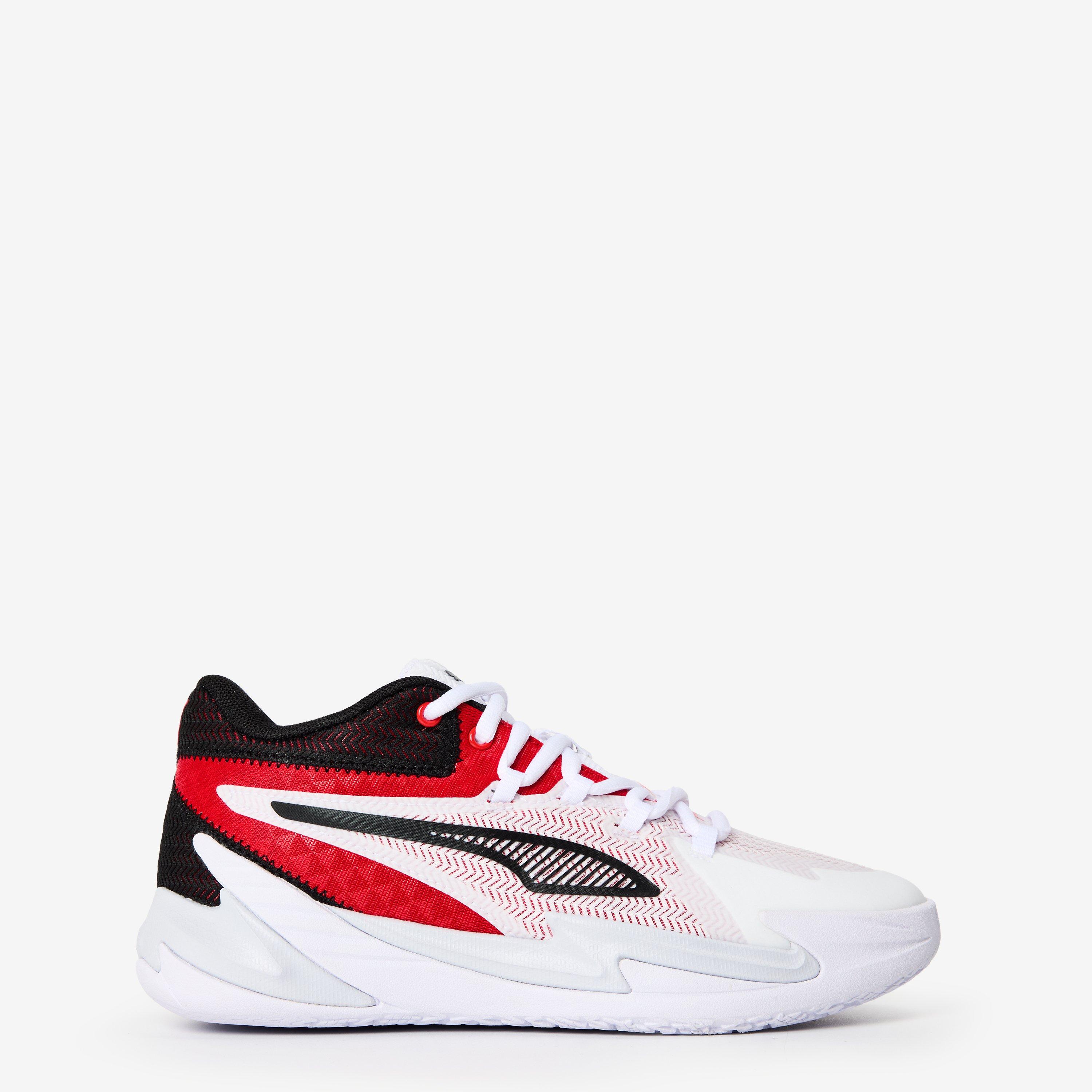 Puma  Kids ' Dagger Basketball Trainers - Red/ Puma Red/Bla - 5.5 (38.5)