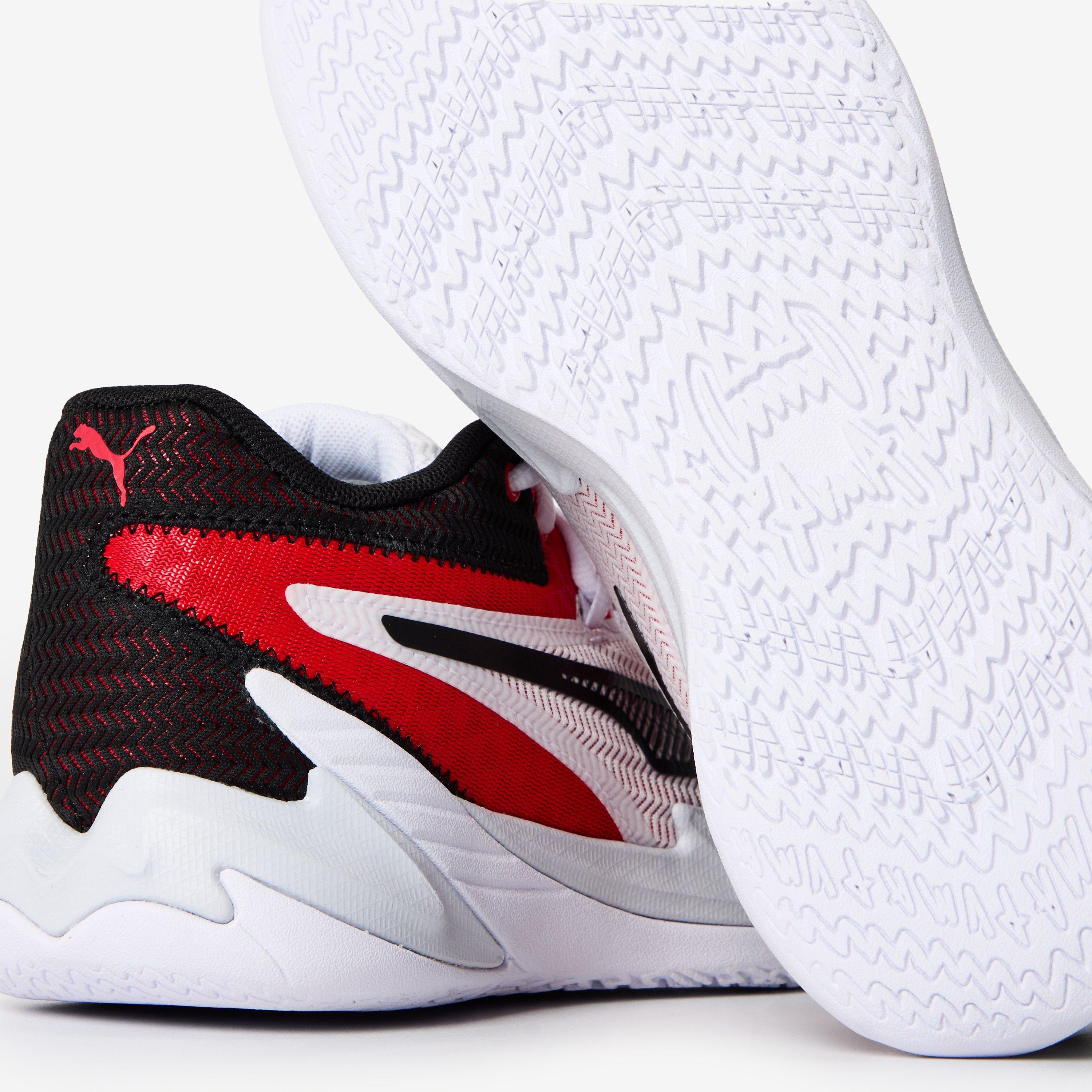 Puma Red/Bla - Puma - Unisex Kids' Dagger Basketball Trainers - 3