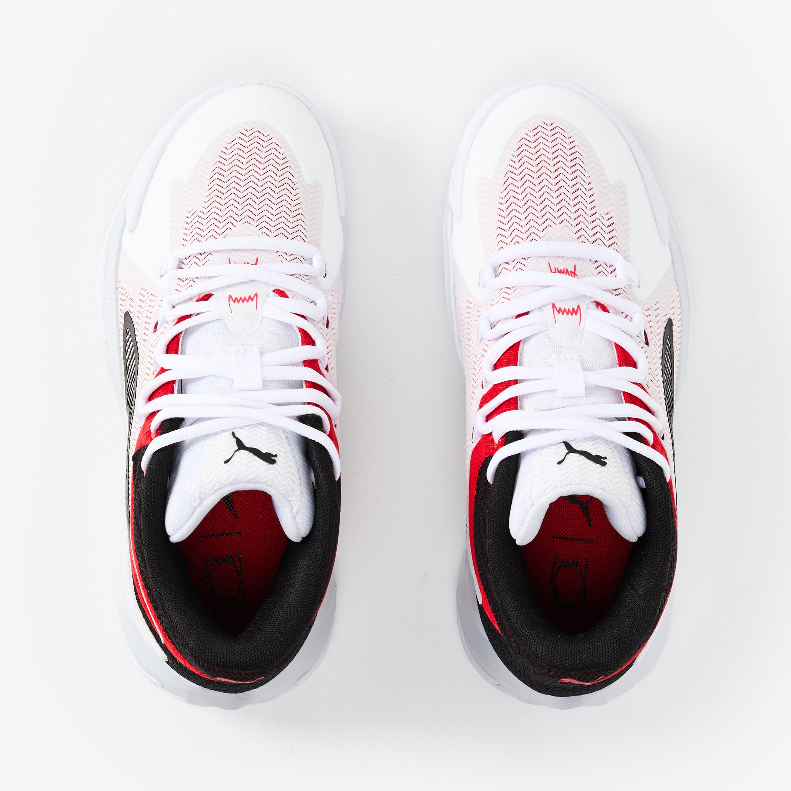 Puma Red/Bla - Puma - Unisex Kids' Dagger Basketball Trainers - 4
