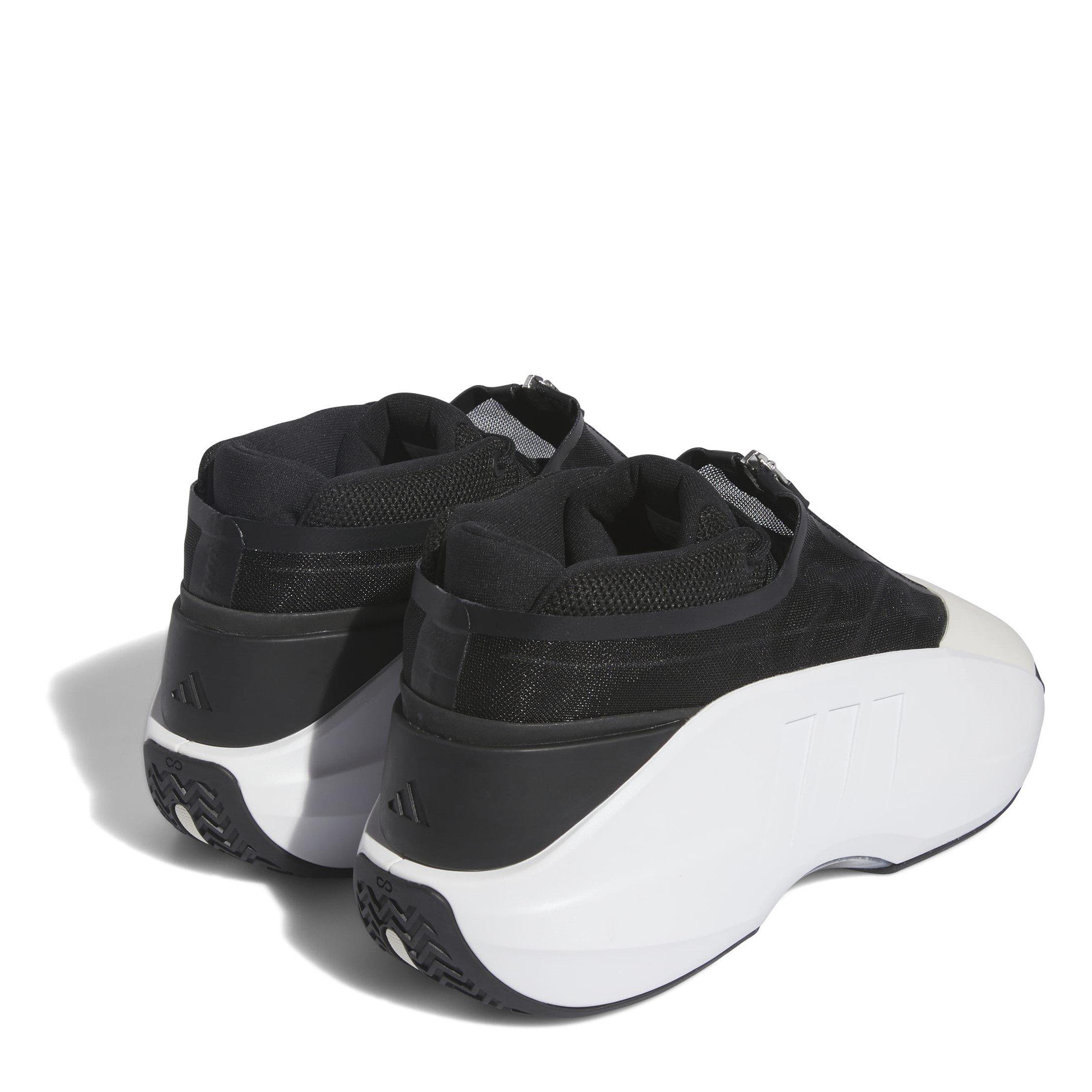 Core Black - adidas - Crazy Junior Basketball Trainers - 4
