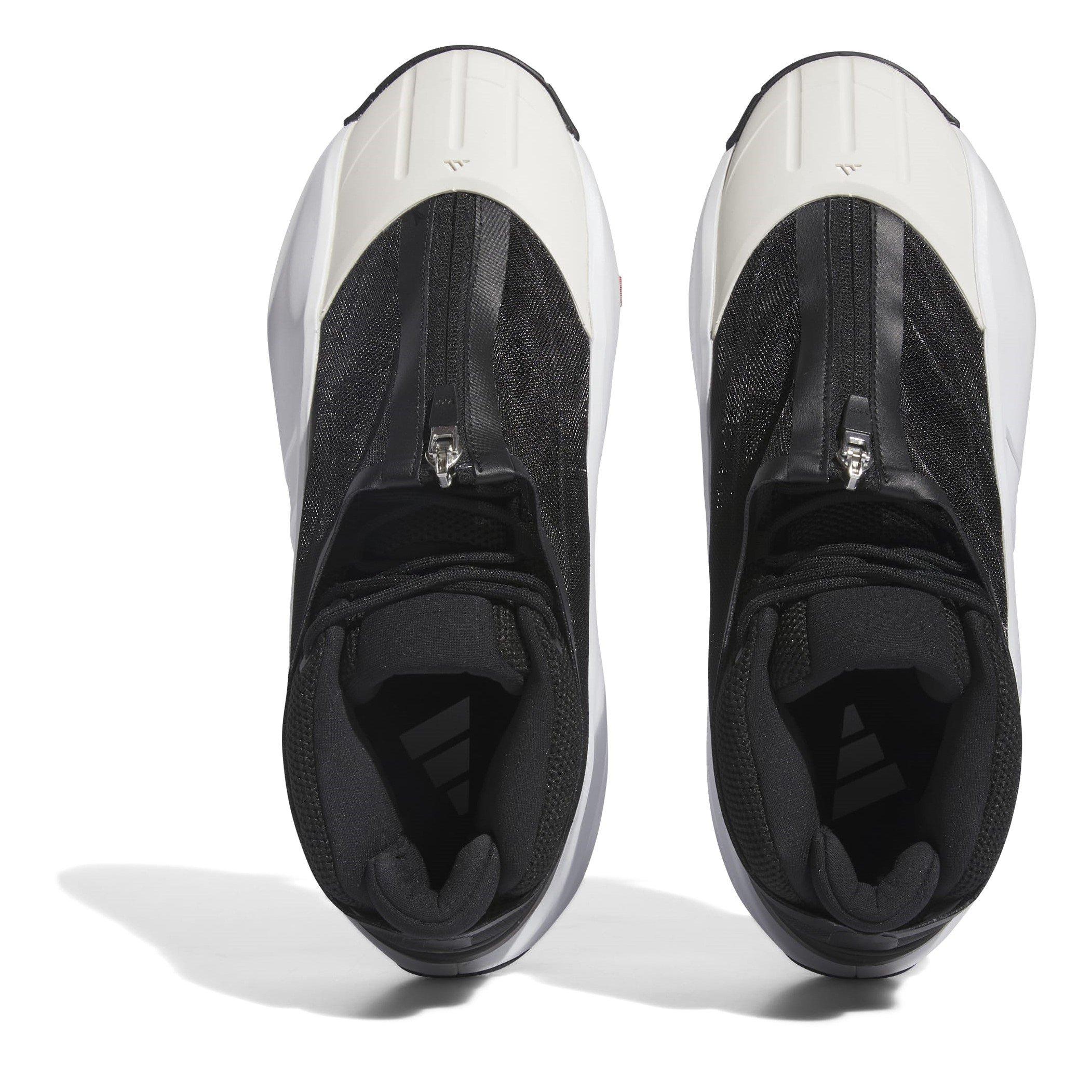 Core Black - adidas - Crazy Junior Basketball Trainers - 5