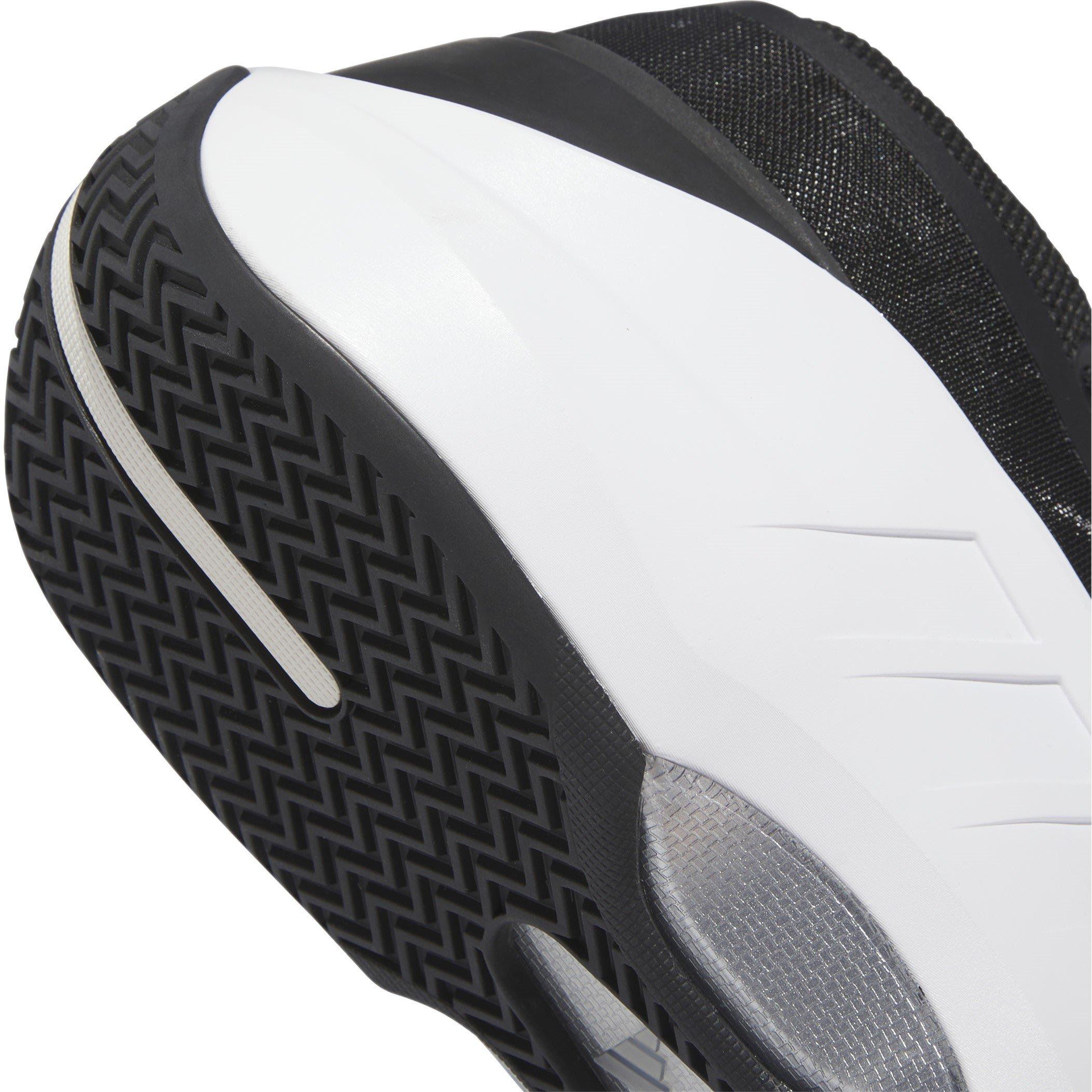 Core Black - adidas - Crazy Junior Basketball Trainers - 8